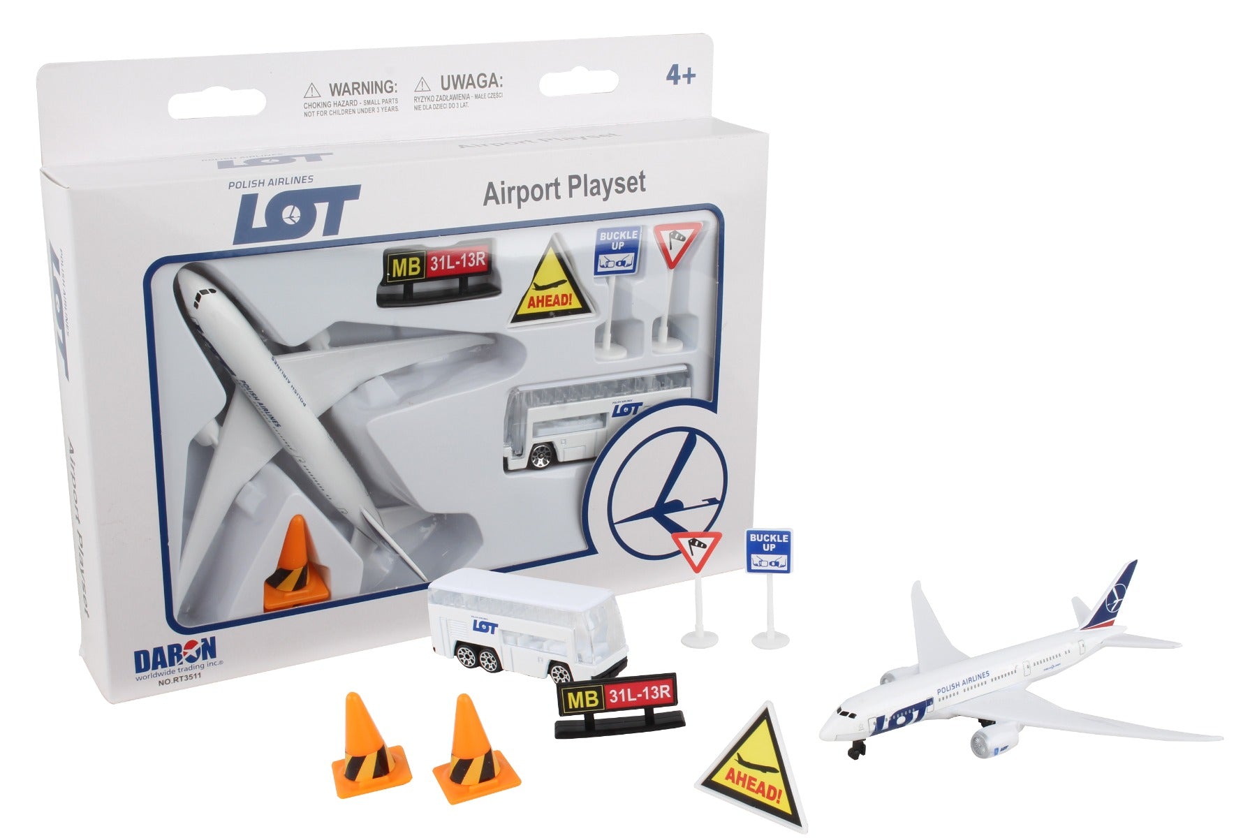 LOT AIRLINES SMALL PLAYSET (**)