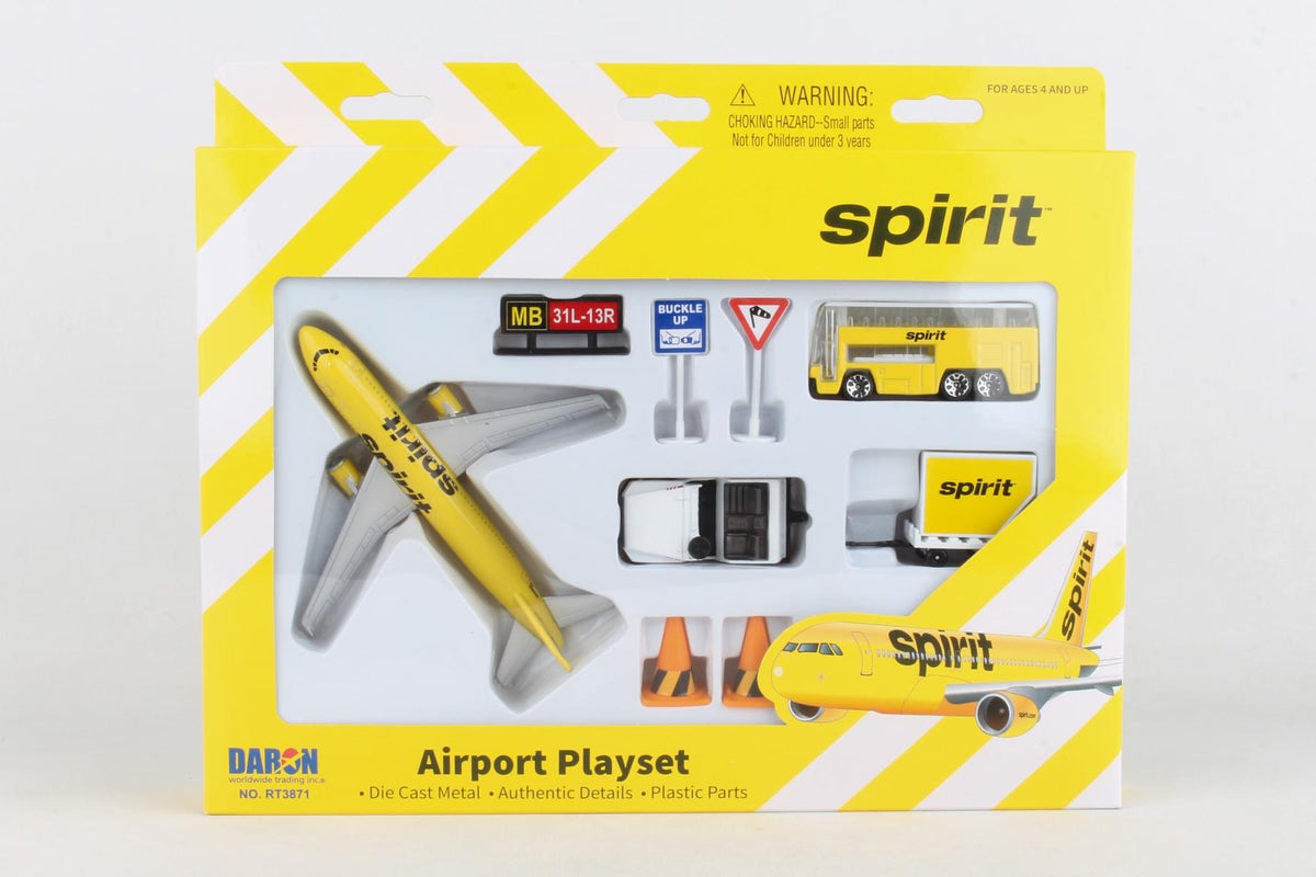 SPIRIT AIRLINES PLAYSET (**) The Airplane Shop.