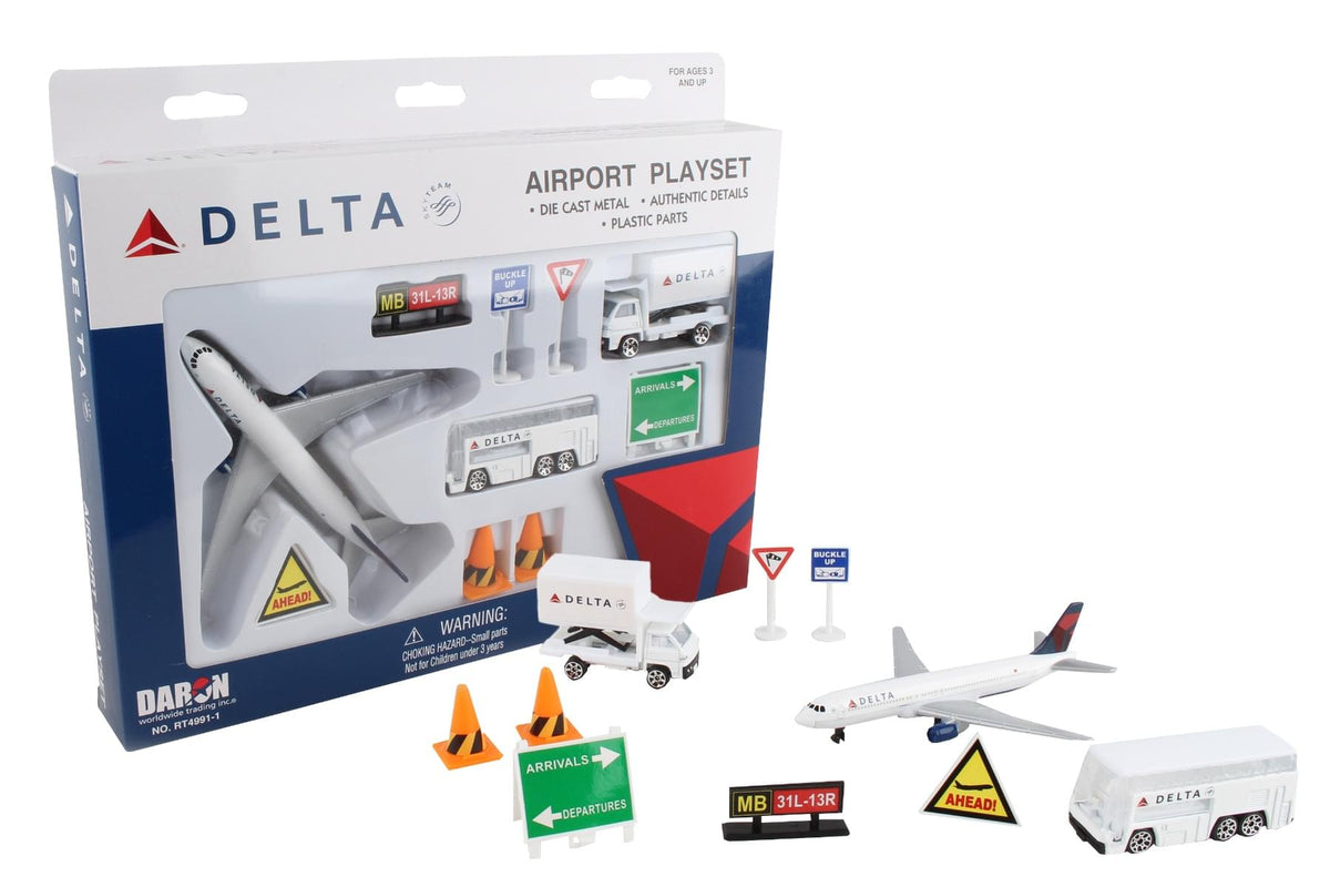 DELTA AIR LINES PLAYSET The Airplane Shop.