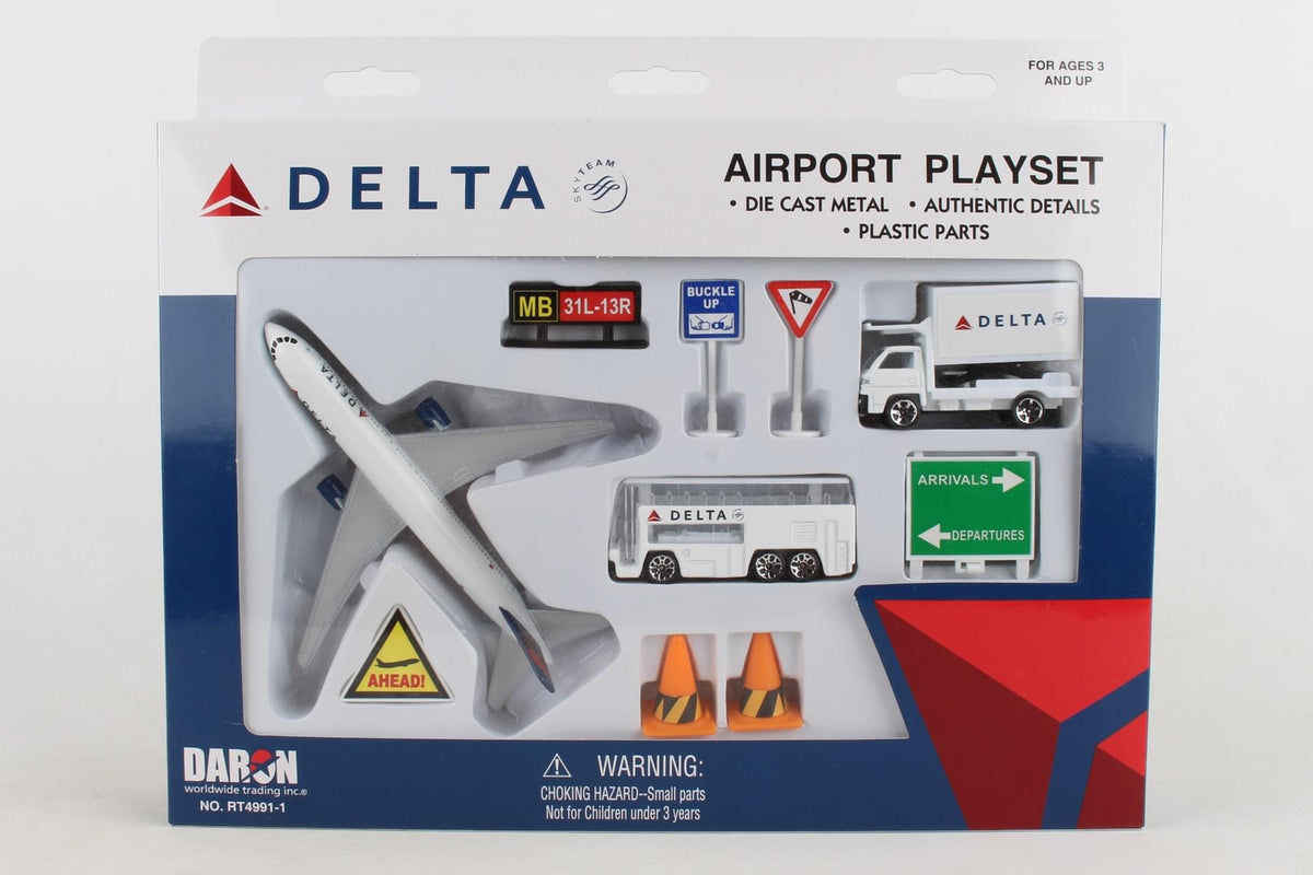 DELTA AIR LINES PLAYSET The Airplane Shop.