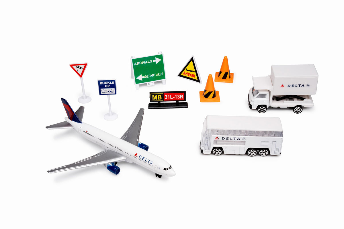 DELTA AIR LINES PLAYSET The Airplane Shop.