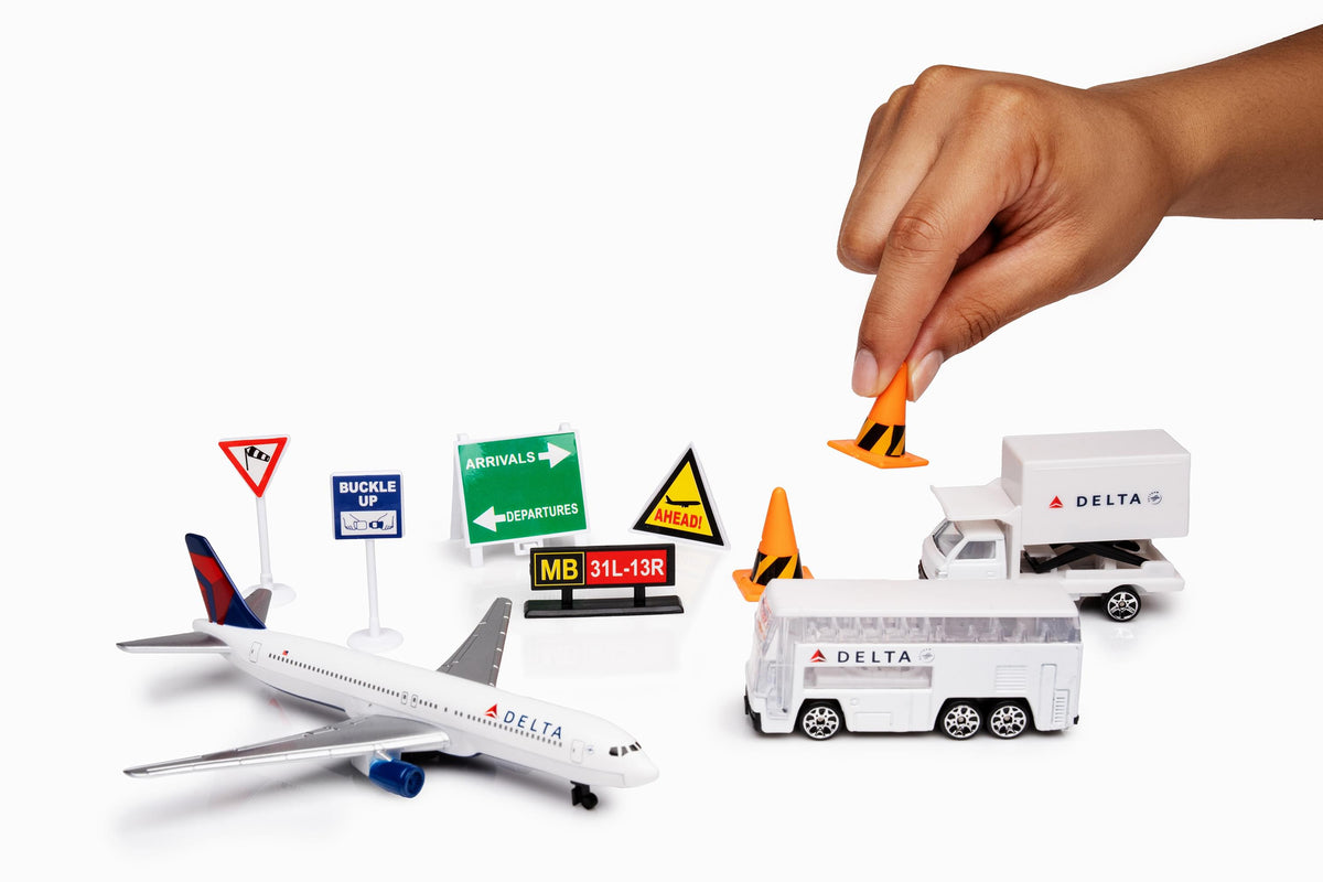 DELTA AIR LINES PLAYSET The Airplane Shop.