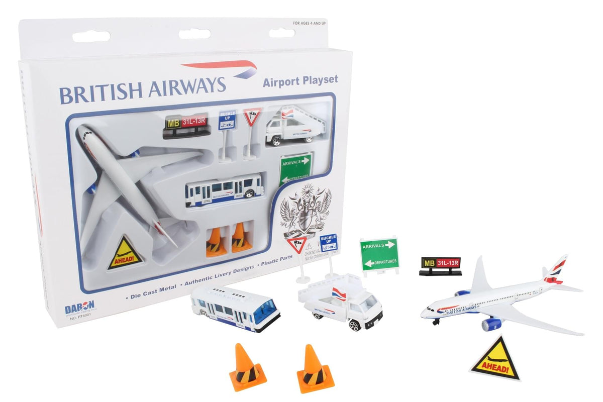 BRITISH AIRWAYS PLAYSET The Airplane Shop.
