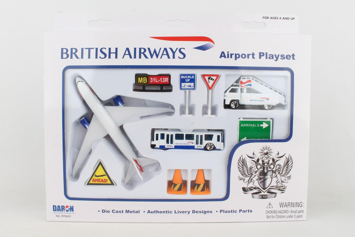 BRITISH AIRWAYS PLAYSET The Airplane Shop.