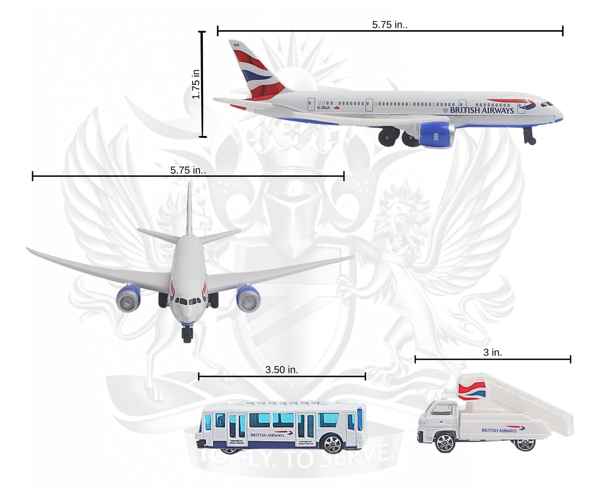 BRITISH AIRWAYS PLAYSET The Airplane Shop.
