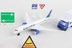 UNITED AIRLINES PLAYSET The Airplane Shop.