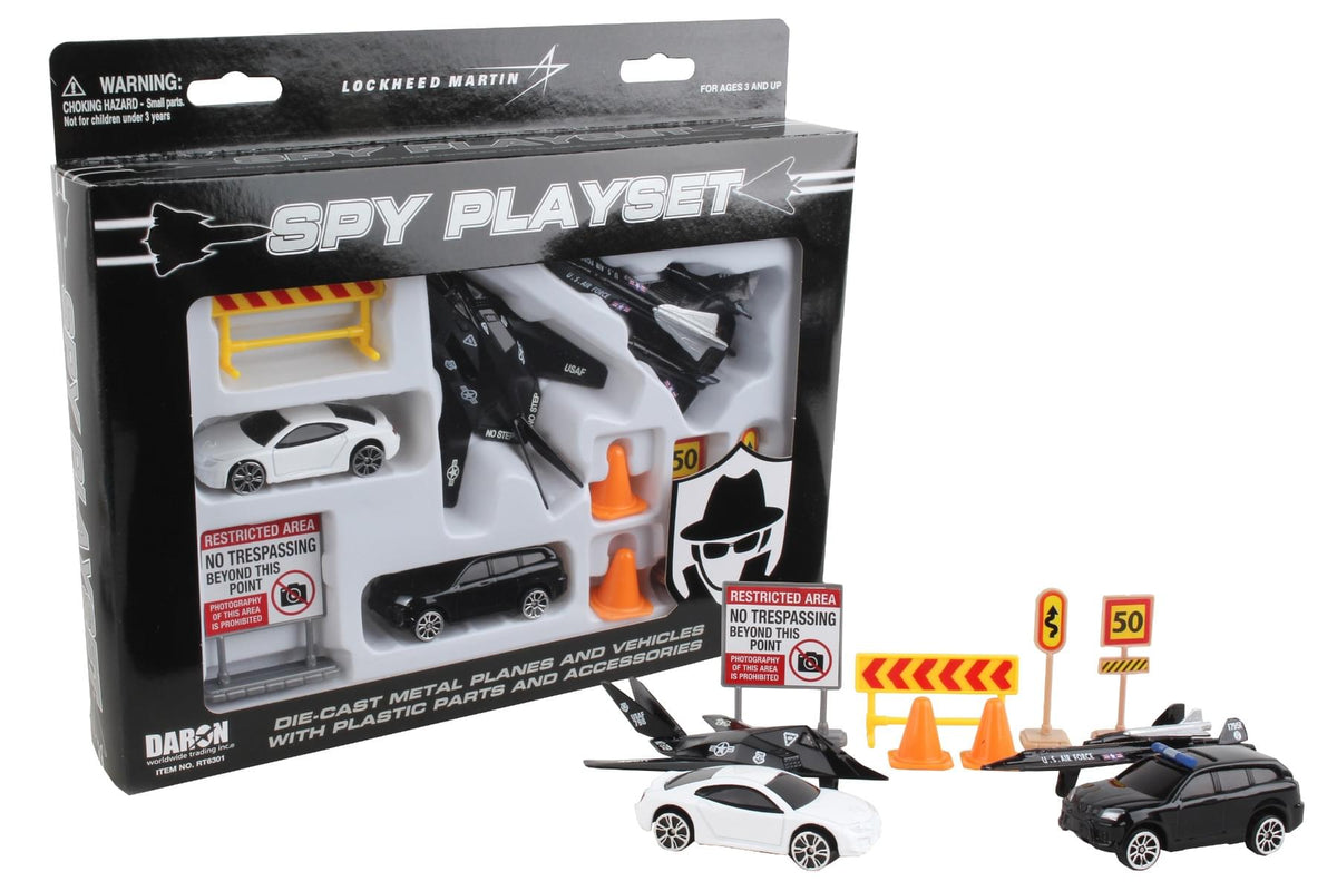 SPY PLAYSET The Airplane Shop.
