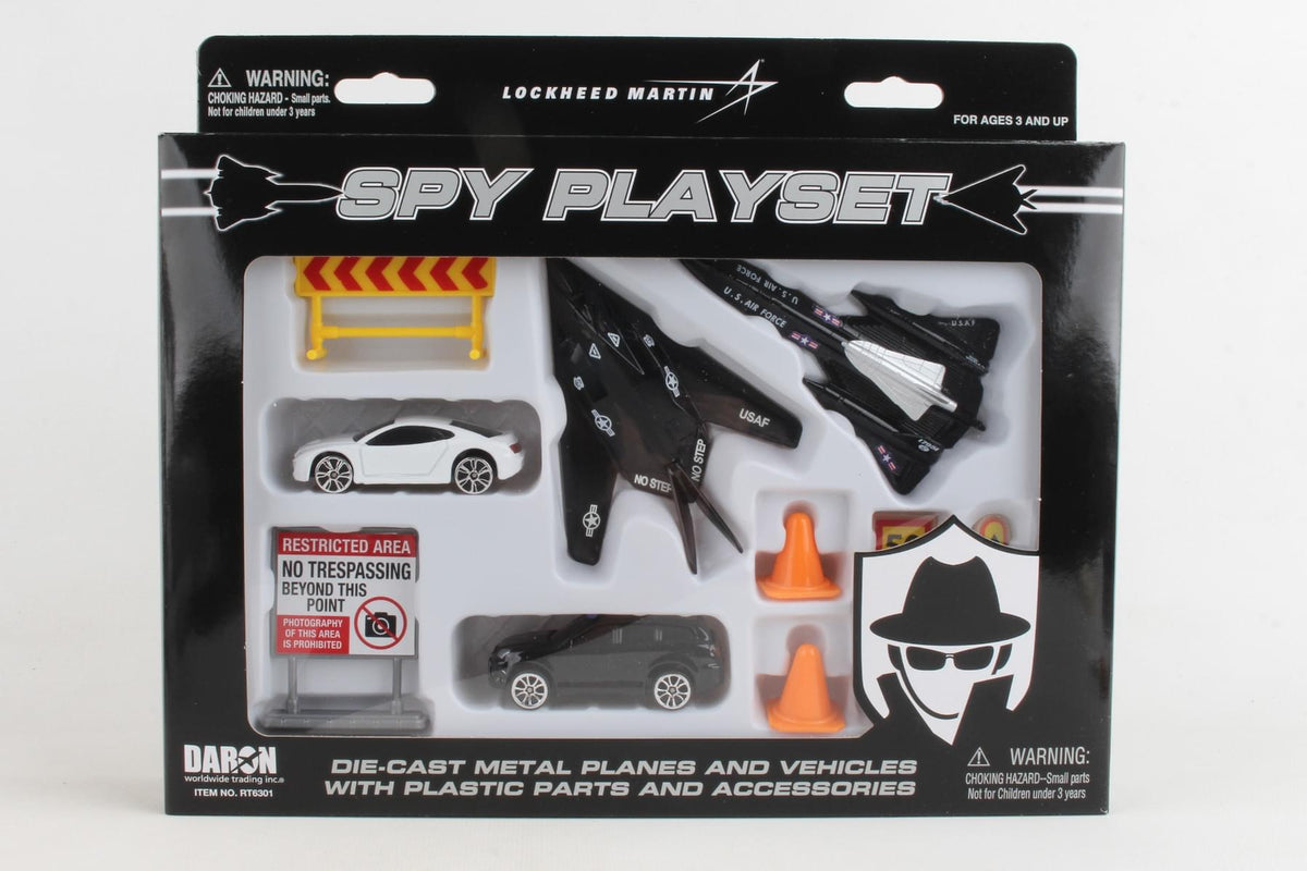 SPY PLAYSET The Airplane Shop.