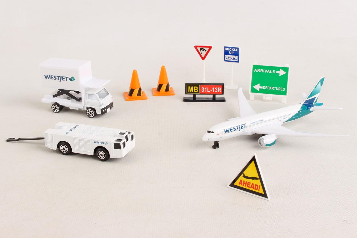 WESTJET AIRPORT PLAY SET NEW LIVERY The Airplane Shop.