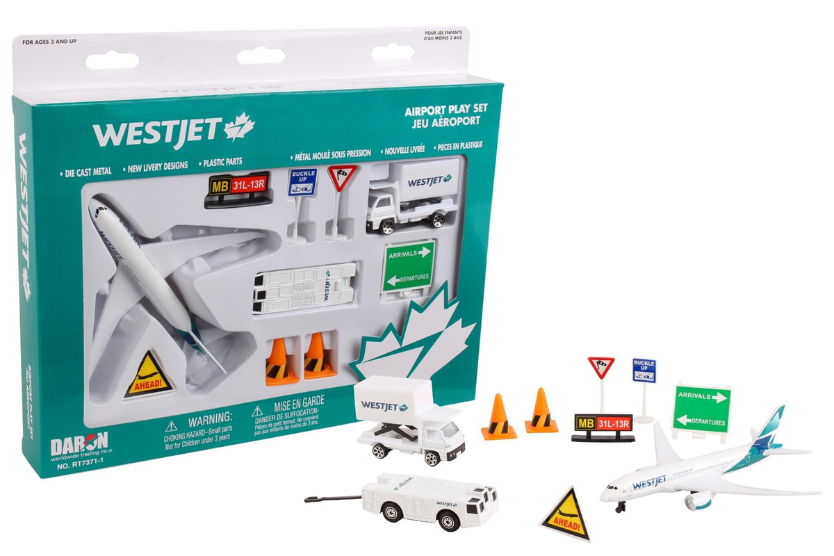 WESTJET AIRPORT PLAY SET NEW LIVERY The Airplane Shop.
