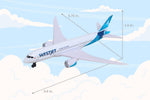 WESTJET SINGLE PLANE NEW LIVERY The Airplane Shop.