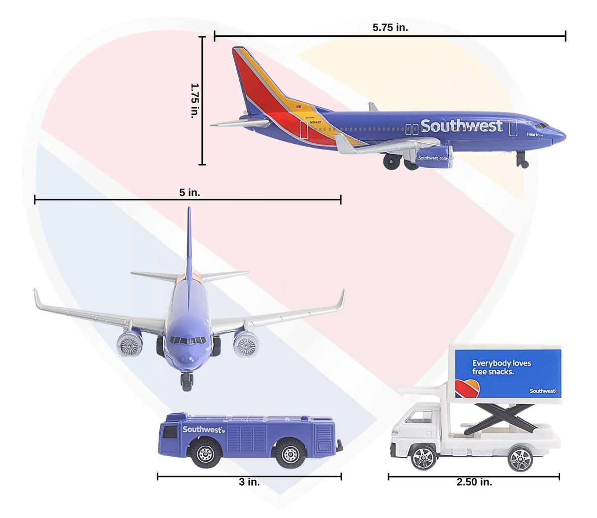 SOUTHWEST AIRLINES PLAYSET NEW LIVERY The Airplane Shop.