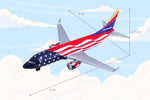 SOUTHWEST FREEDOM ONE SINGLE PLANE The Airplane Shop.