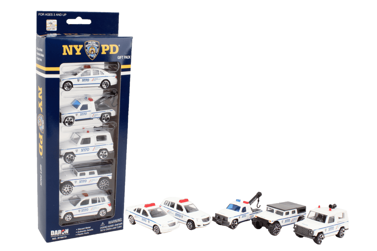 NYPD 5 PIECE VEHICLE GIFT SET The Airplane Shop.