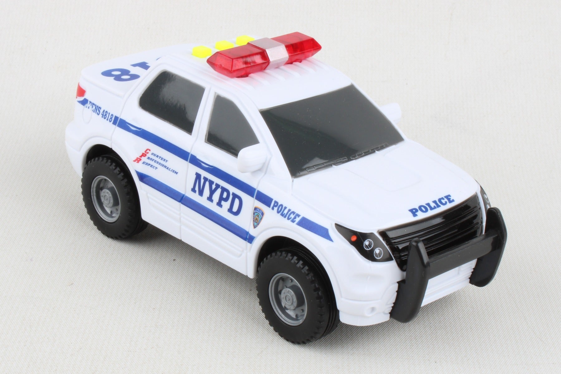 NYPD MIGHTY POLICE CAR W/LIGHT & SOUND