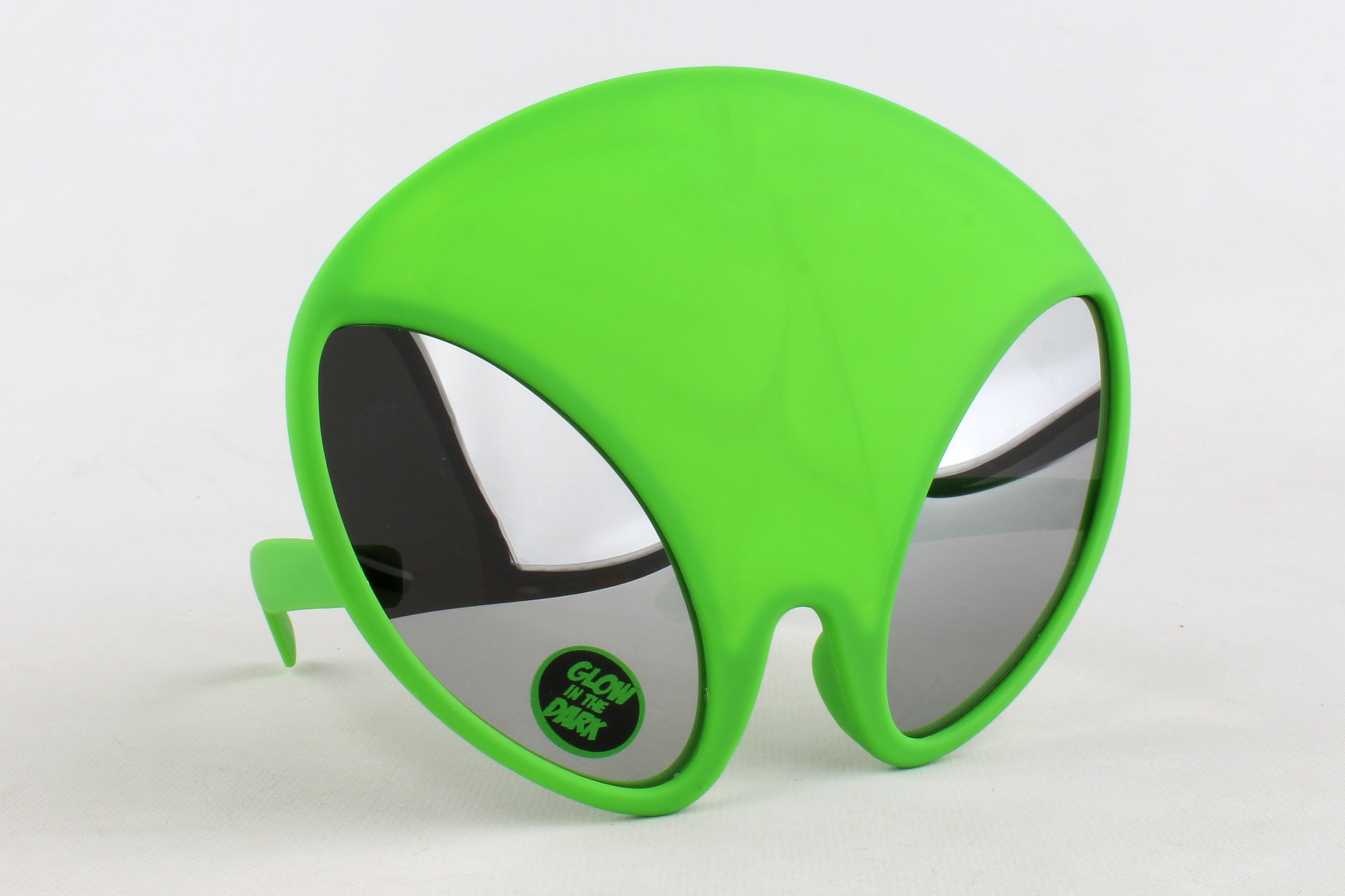 SUNSTACHES GREEN ALIEN MIRROR LENS GLOW IN THE DARK