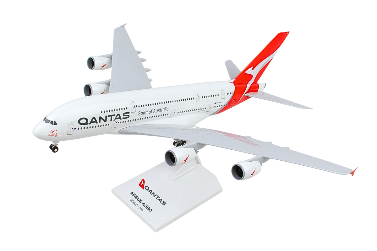 SKYMARKS QANTAS A380 1/200 W/GEAR The Airplane Shop.