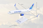 SKYMARKS UNITED 737-800 1/130 The Airplane Shop.