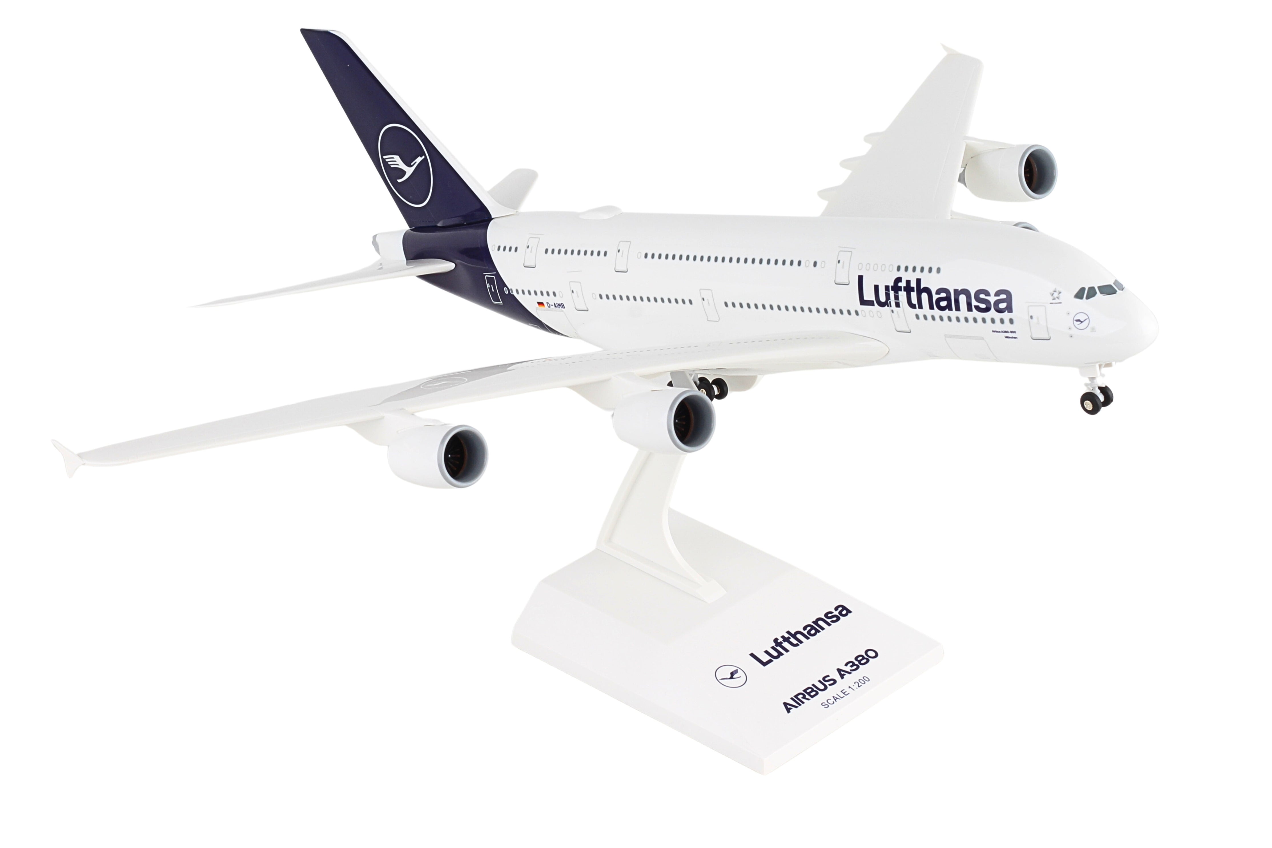 SKYMARKS LUFTHANSA A380 1/200 W/GEAR NEW LIVERY