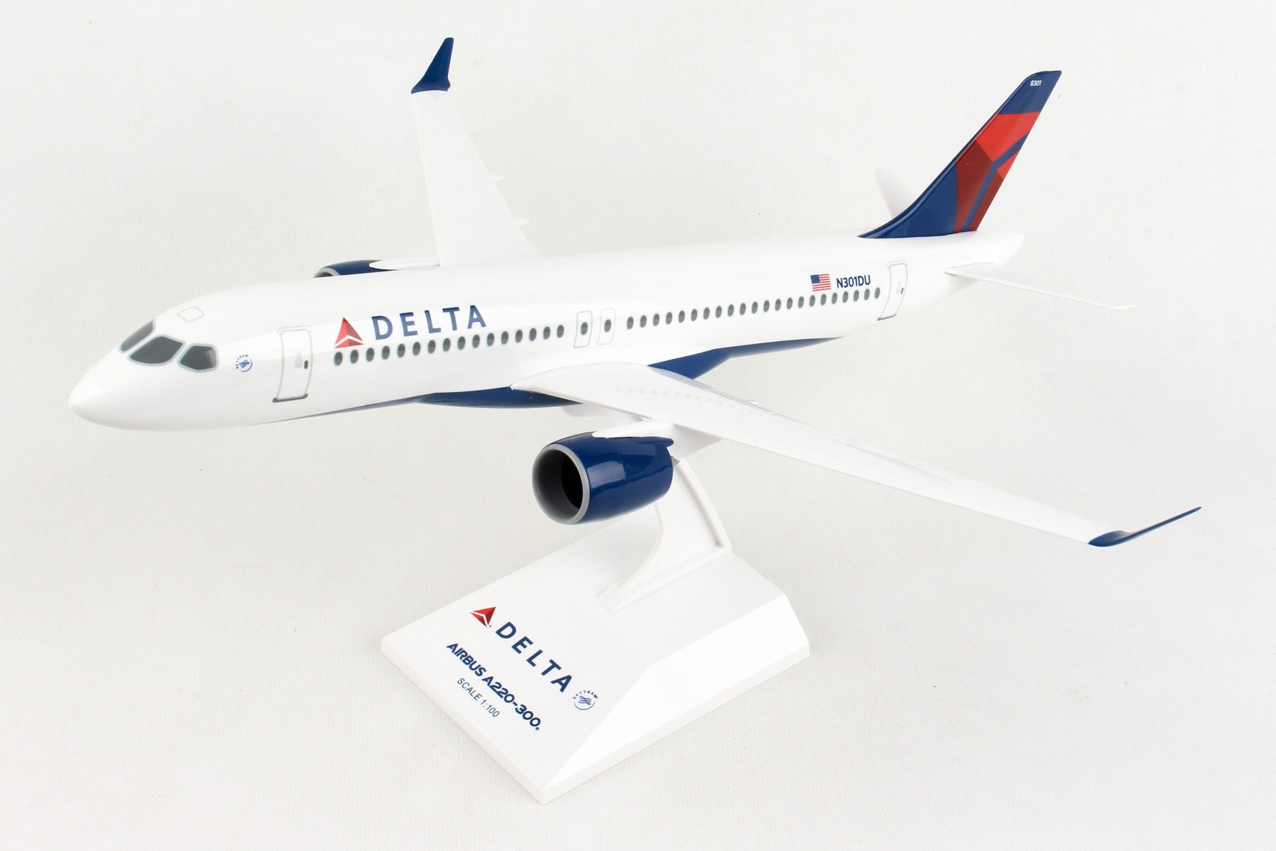 SKYMARKS DELTA A220-300 1/100 REG#N301DU