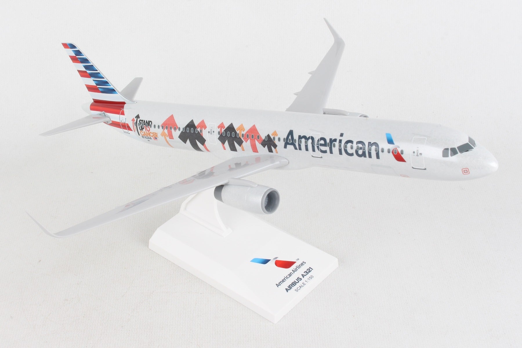 SKYMARKS AMERICAN A321 1/150 STAND UP 2CANCER