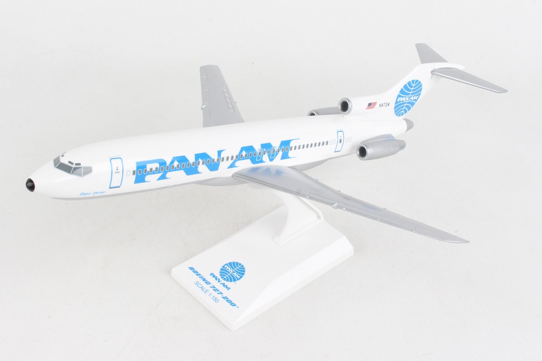 SKYMARKS PAN AM 727-200 1/150 CLIPPER CHARMER REG#N4734