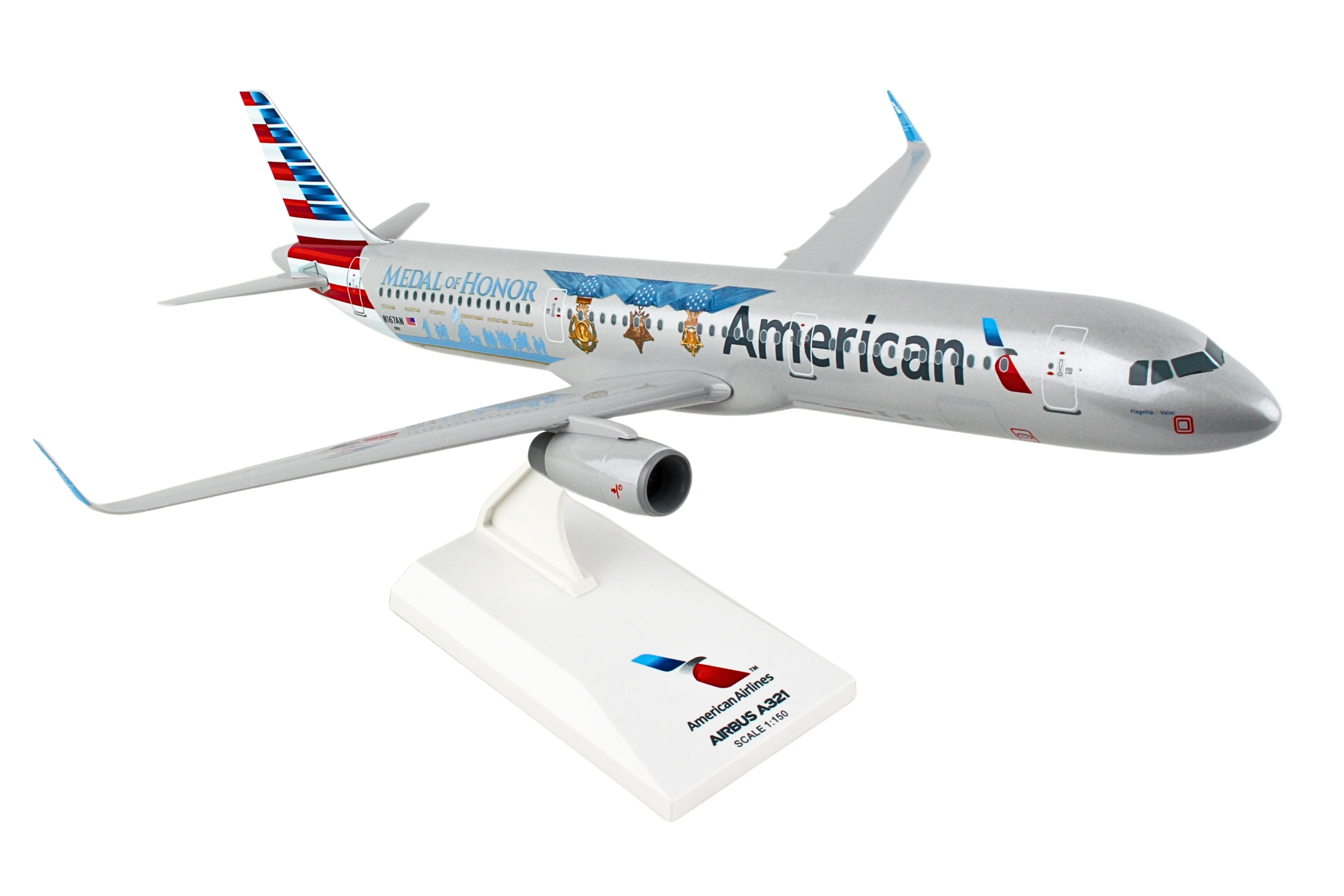 SKYMARKS AMERICAN A321 1/150 MEDAL OF HONOR