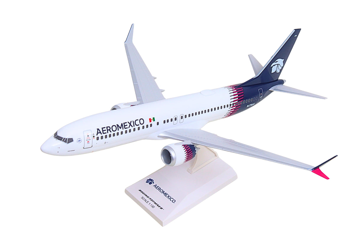 SKYMARKS AEROMEXICO 737MAX8 1/130 NEW LIVERY The Airplane Shop.