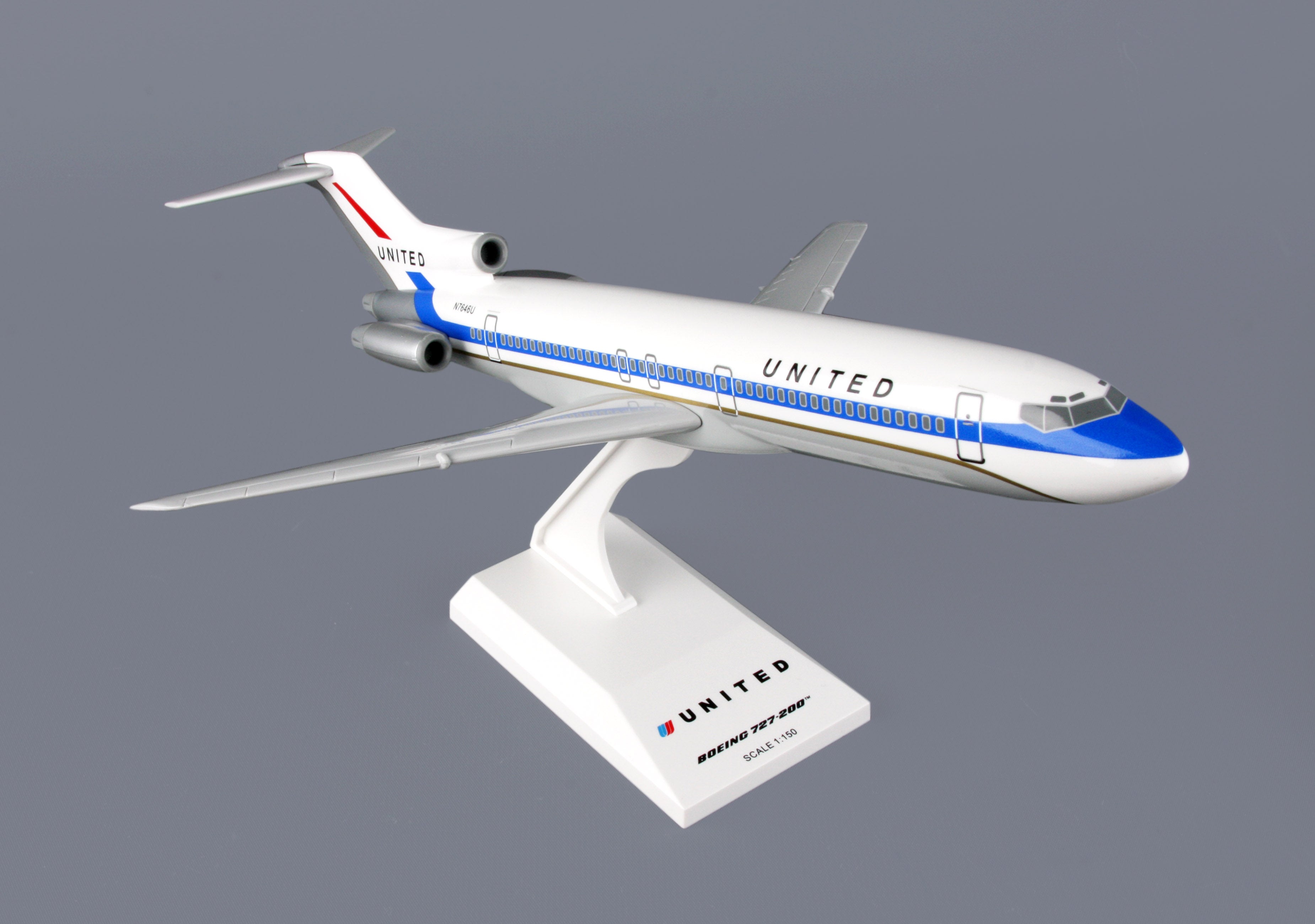 SKYMARKS UNITED B727-200 DELIVERY COLORS 1/150 (**)