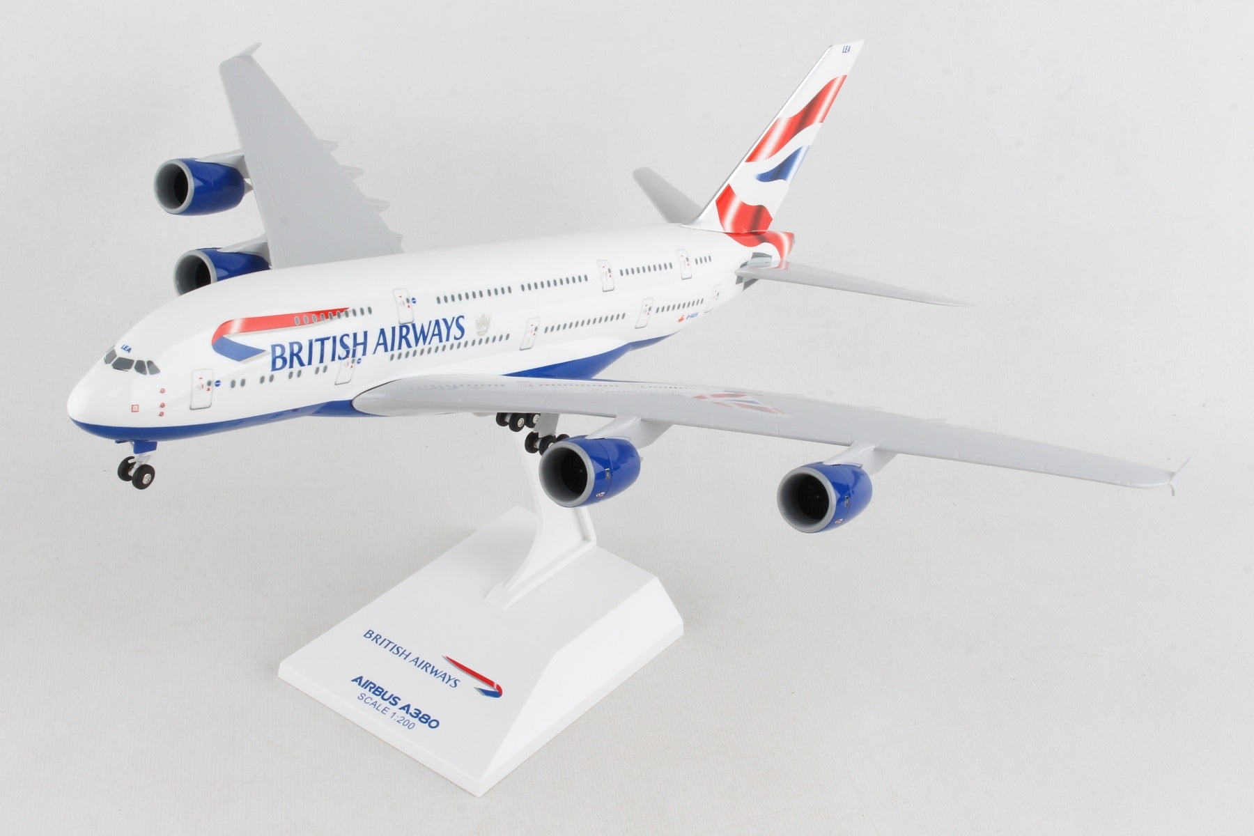 SKYMARKS BRITISH A380 1/200 W/GEAR REG#G-XLEA