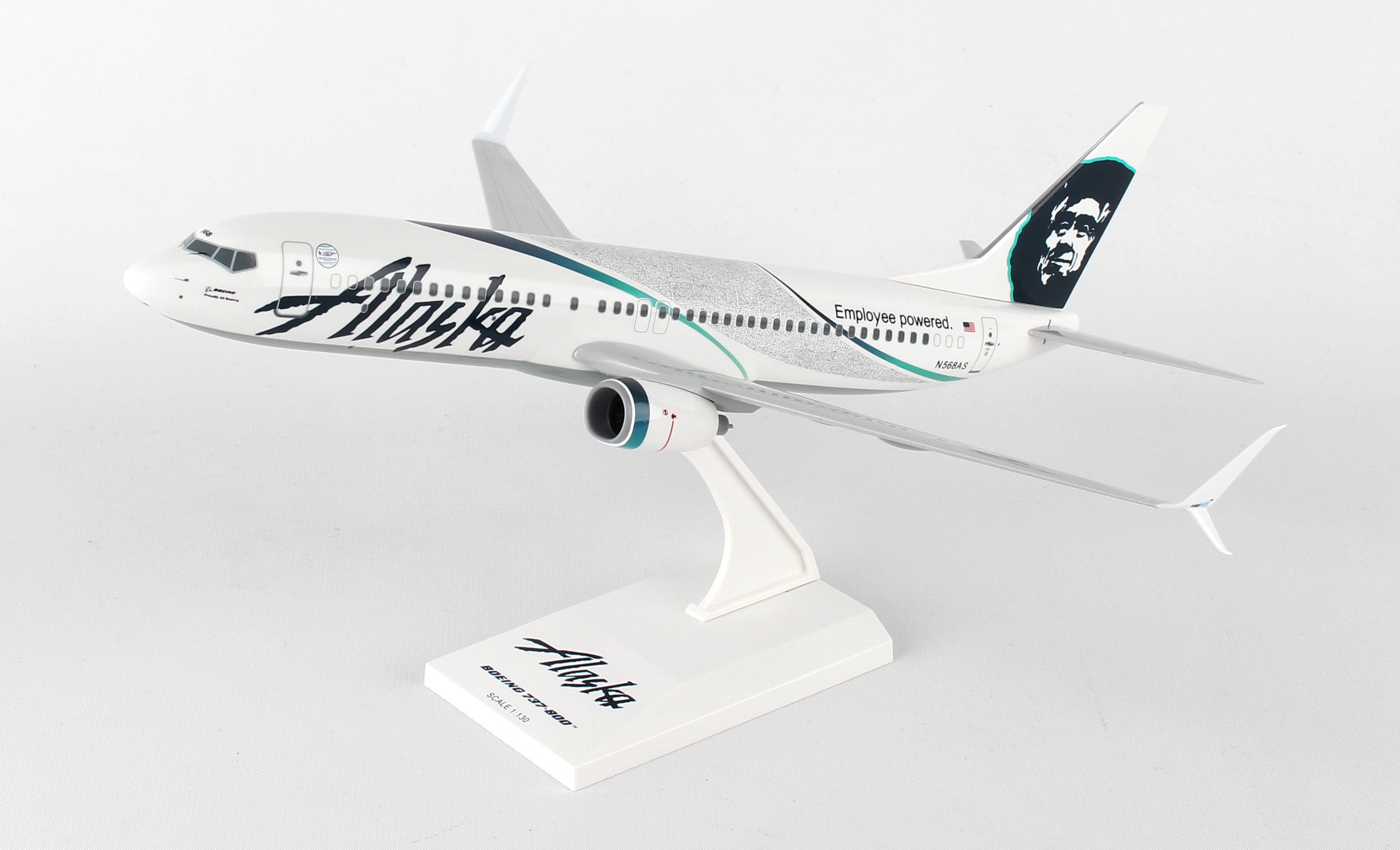 SKYMARKS ALASKA 737-800 1/130 EMPLOYEE POWERED (**)