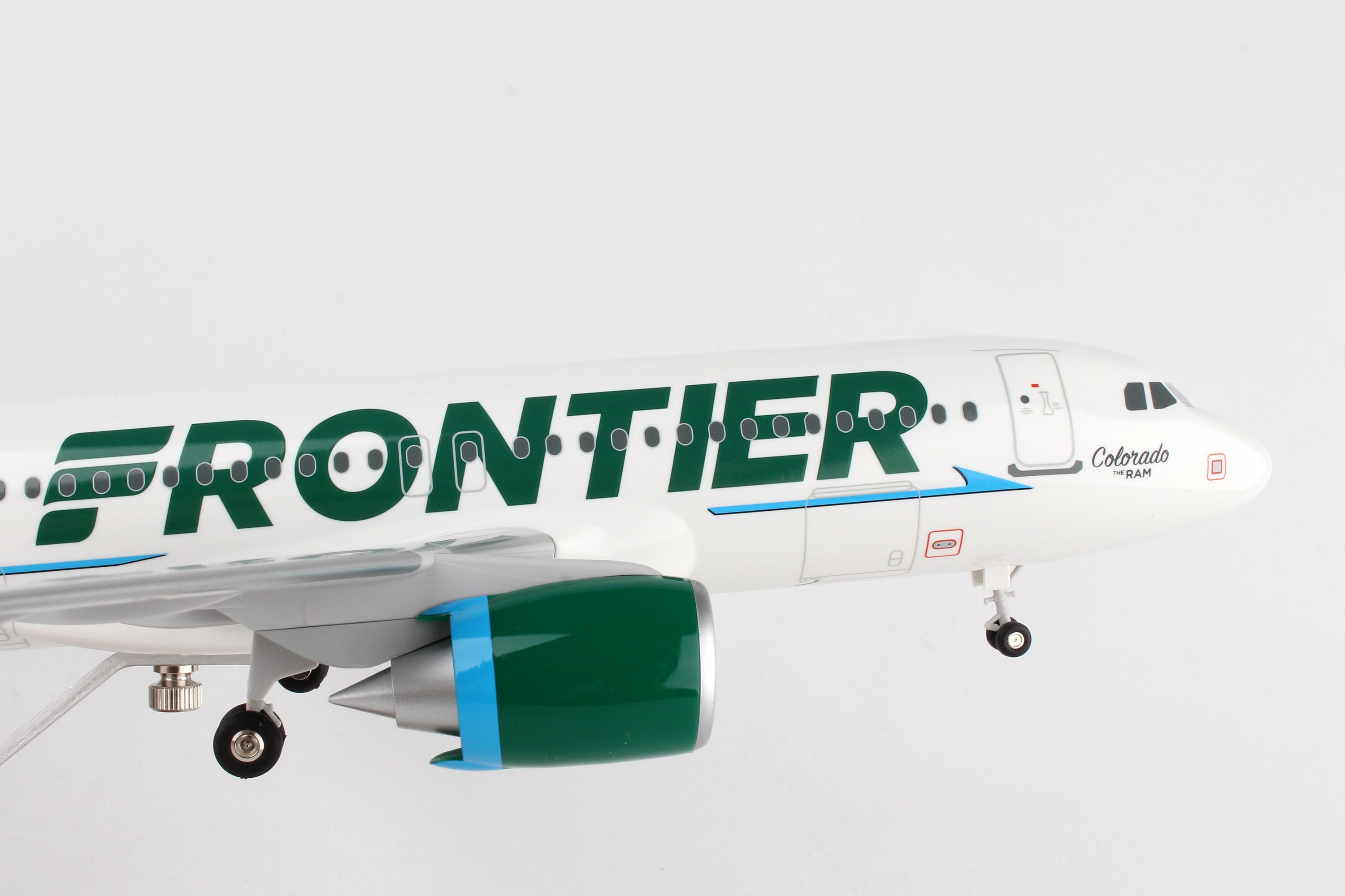 SKYMARKS FRONTIER A320 1/100 COLORADO BIG HORN W/WS& GEAR **