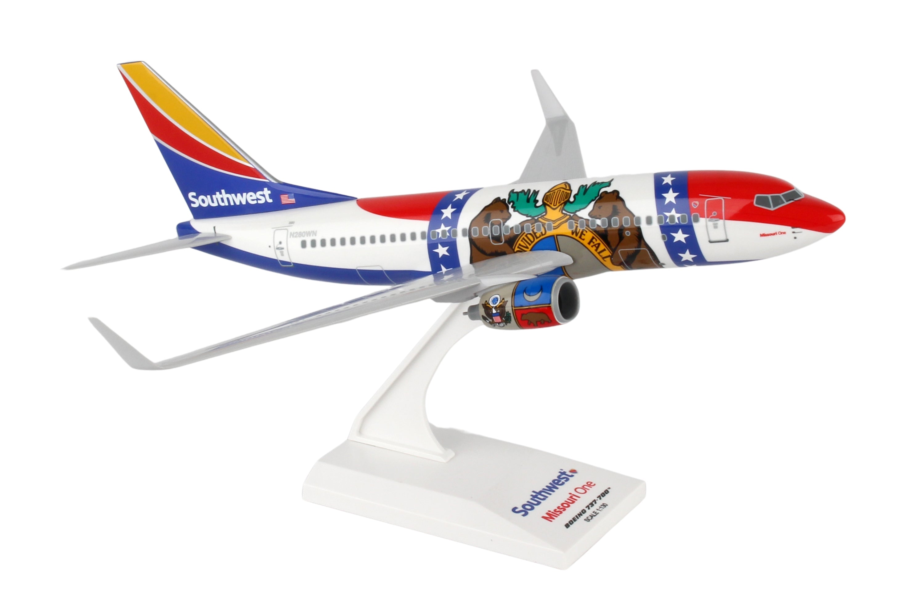 SKYMARKS SOUTHWEST 737-700 1/130 MISSOURI ONE