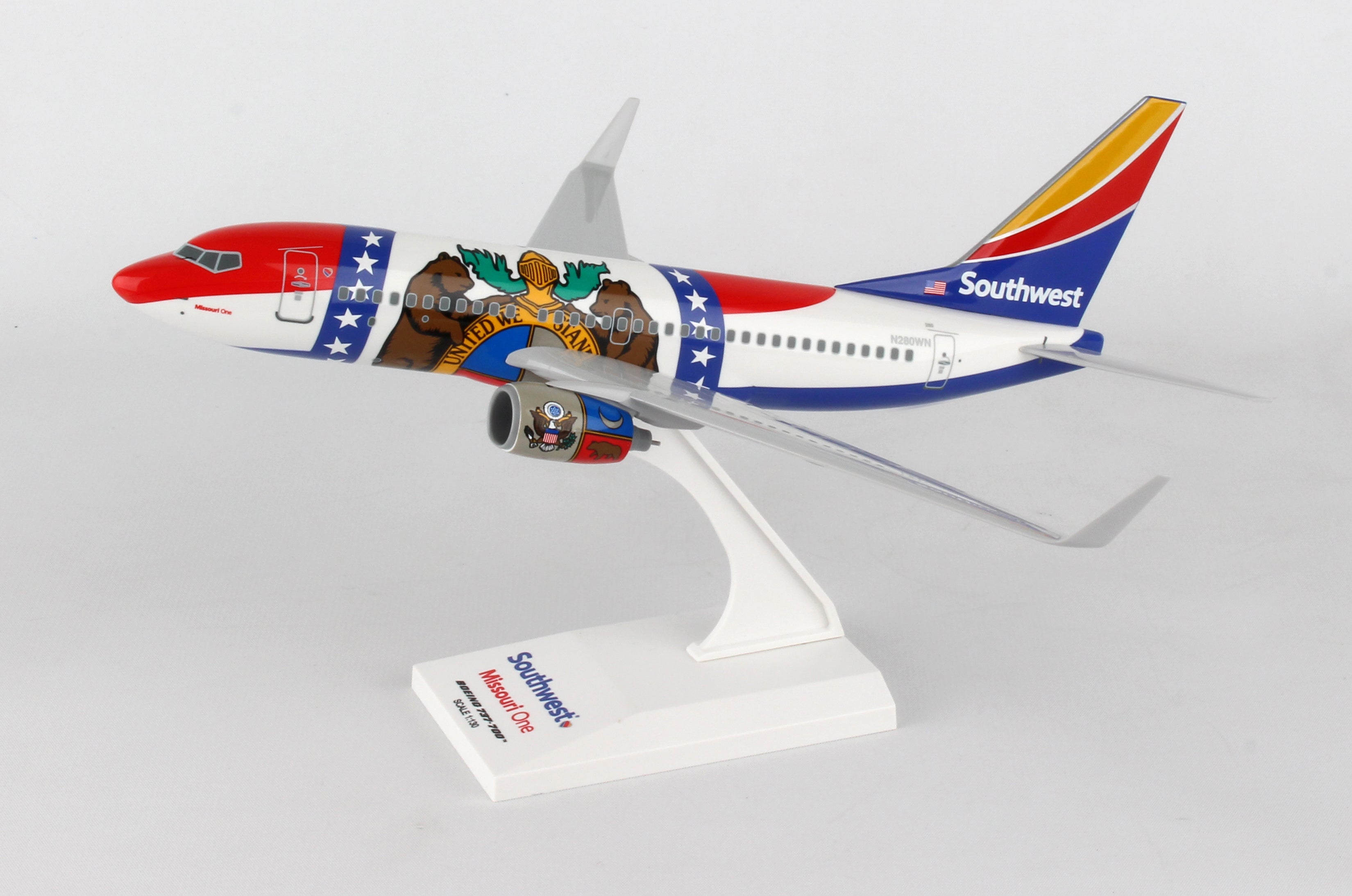 SKYMARKS SOUTHWEST 737-700 1/130 MISSOURI ONE