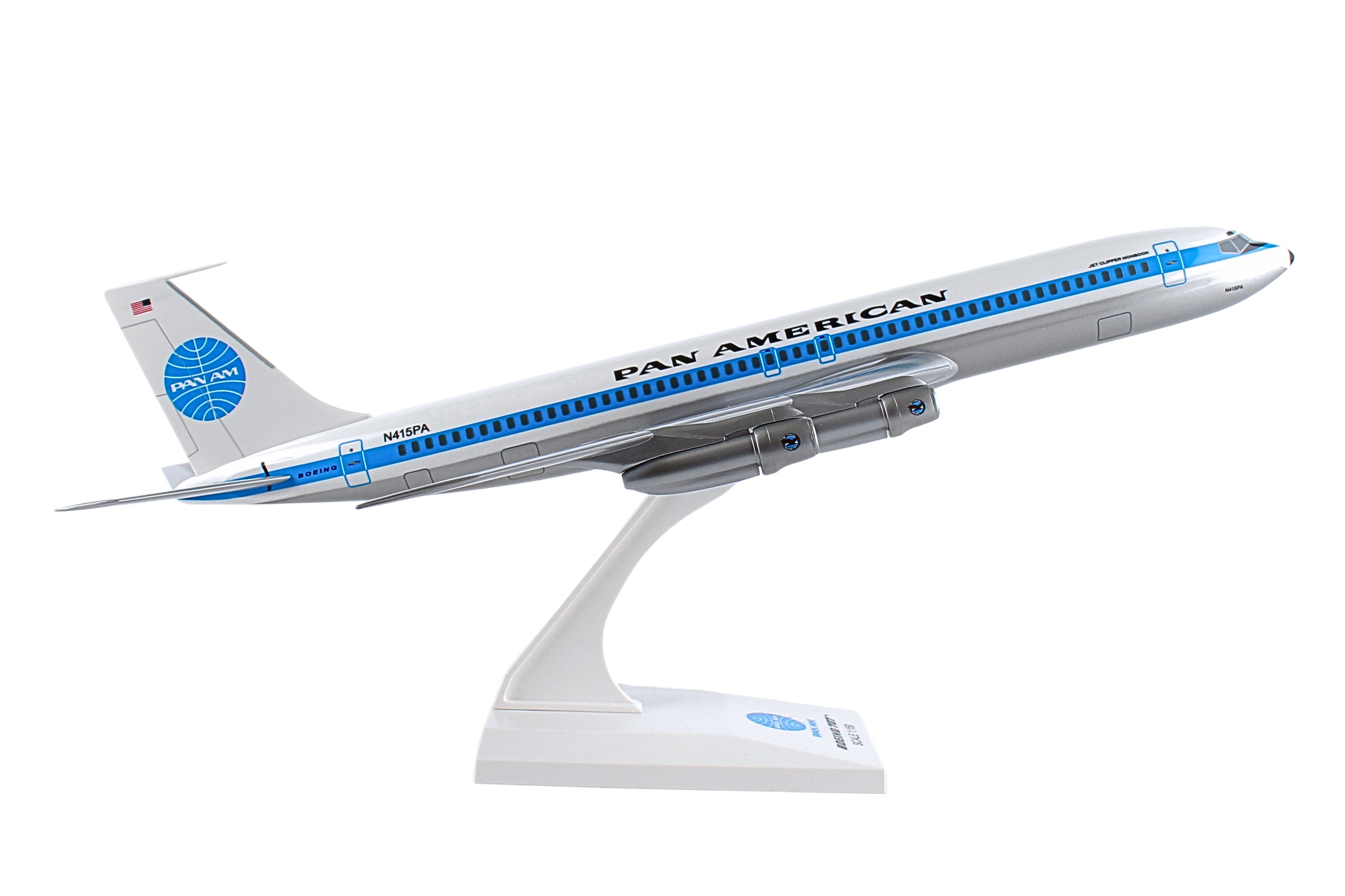 SKYMARKS PAN AM 707 1/150 JET CLIPPER MONSOON REG#N415PA