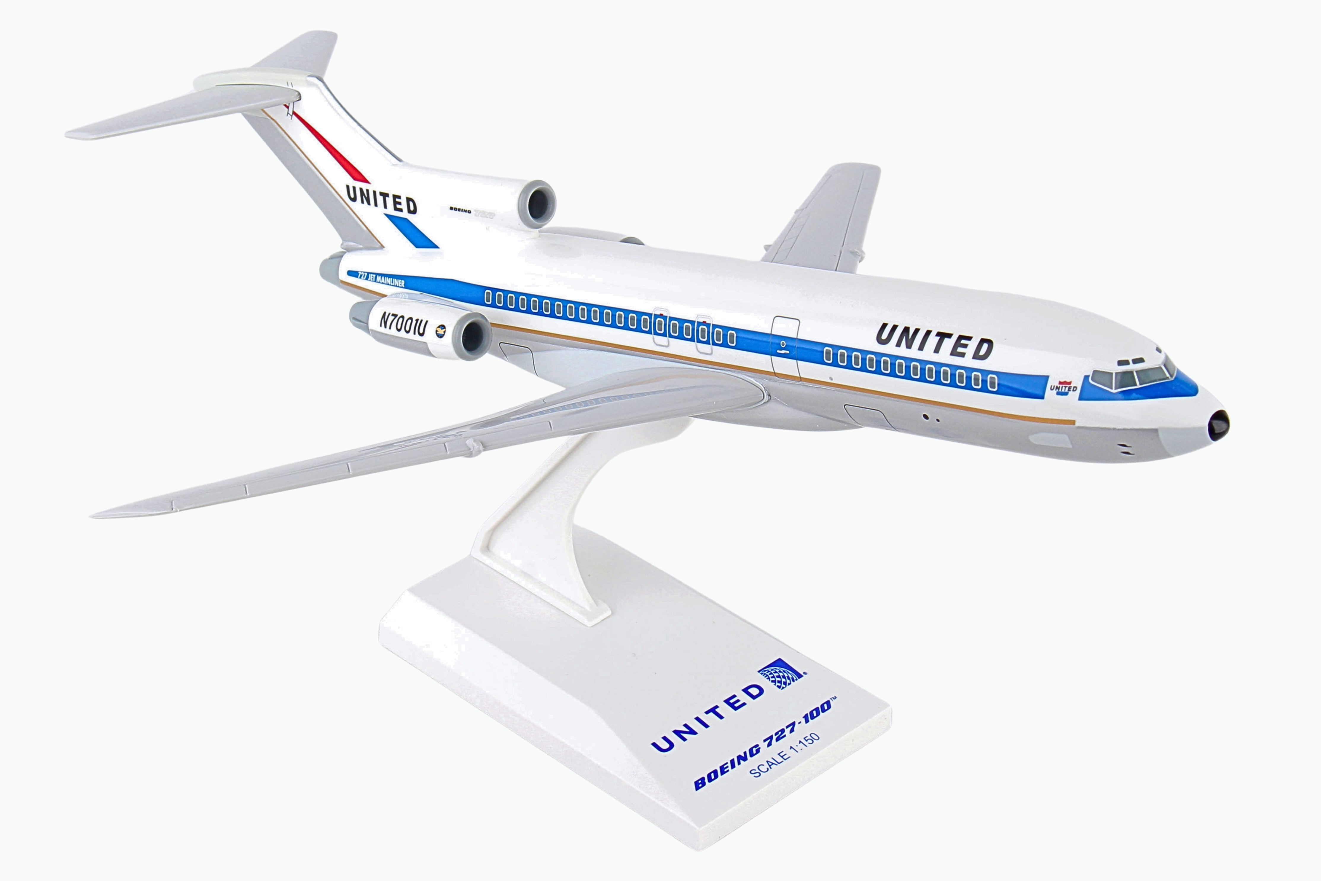 SKYMARKS UNITED 727-100 1/150 MUSEUM OF FLIGHT