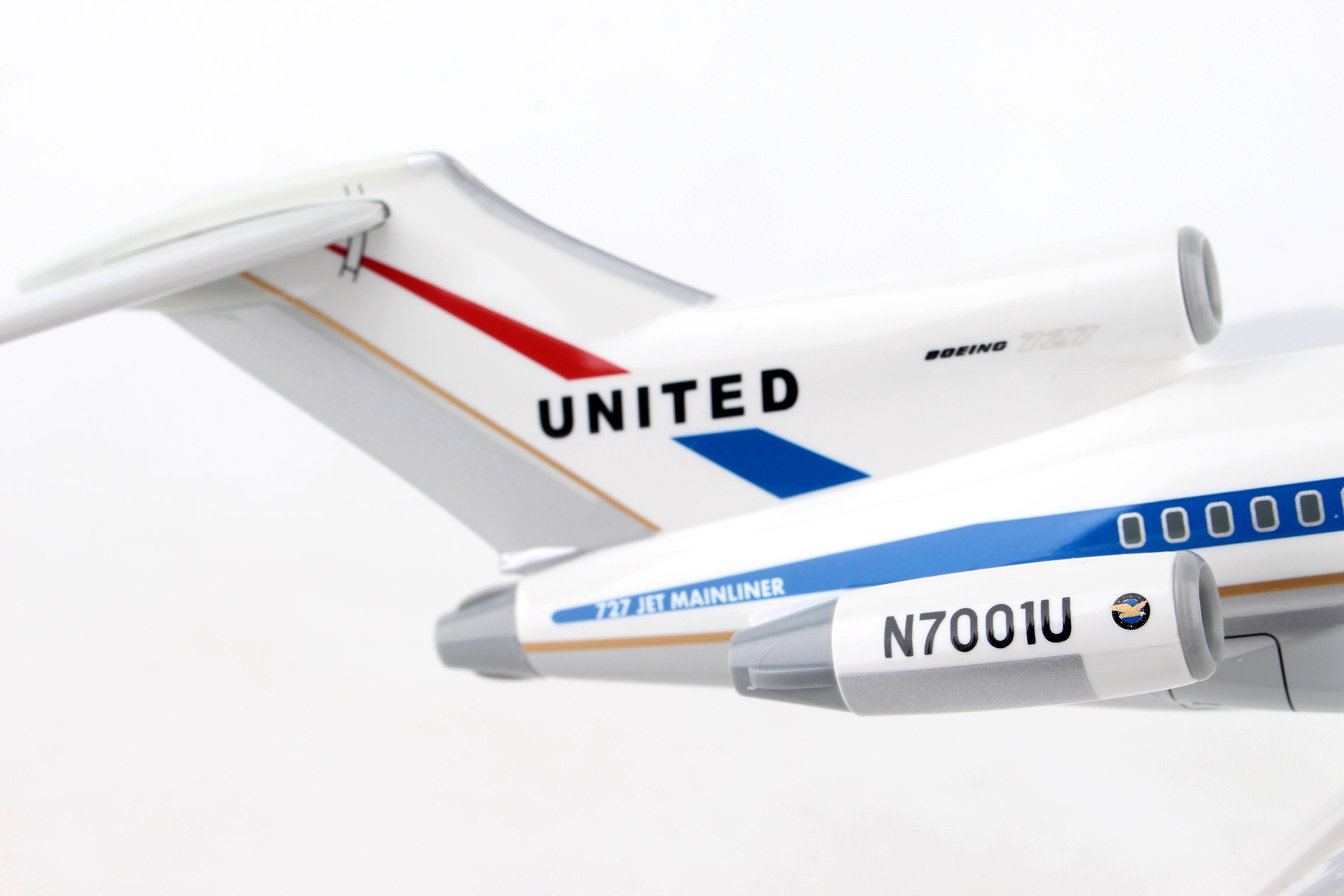 SKYMARKS UNITED 727-100 1/150 MUSEUM OF FLIGHT