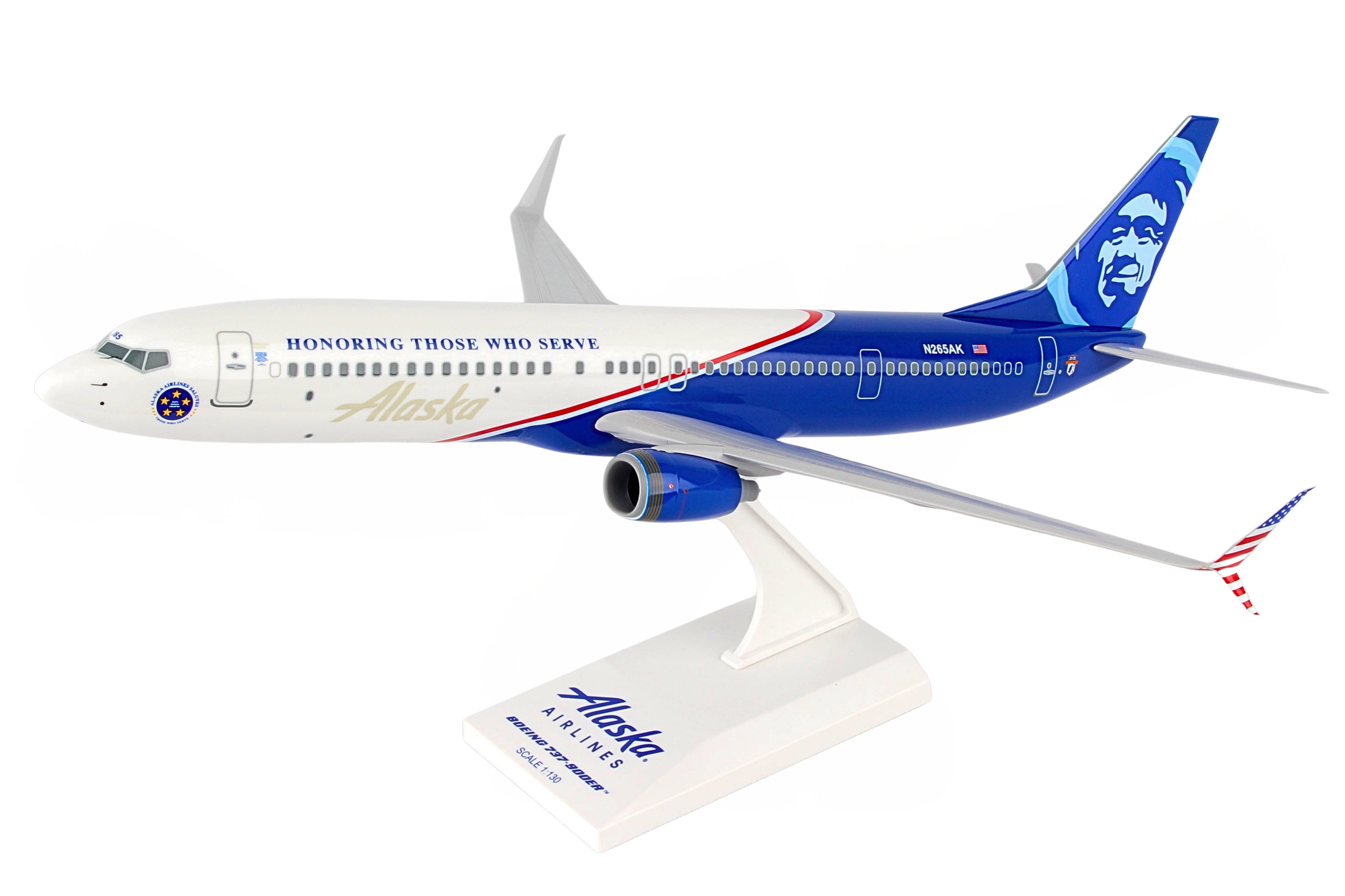 SKYMARKS ALASKA 737-900 1/130 VETERANS