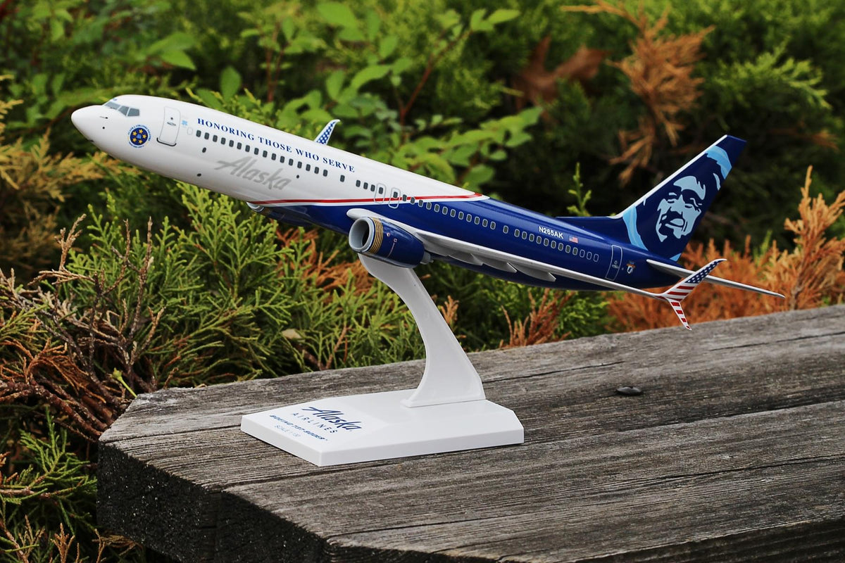SKYMARKS ALASKA 737-900 1/130 VETERANS The Airplane Shop.