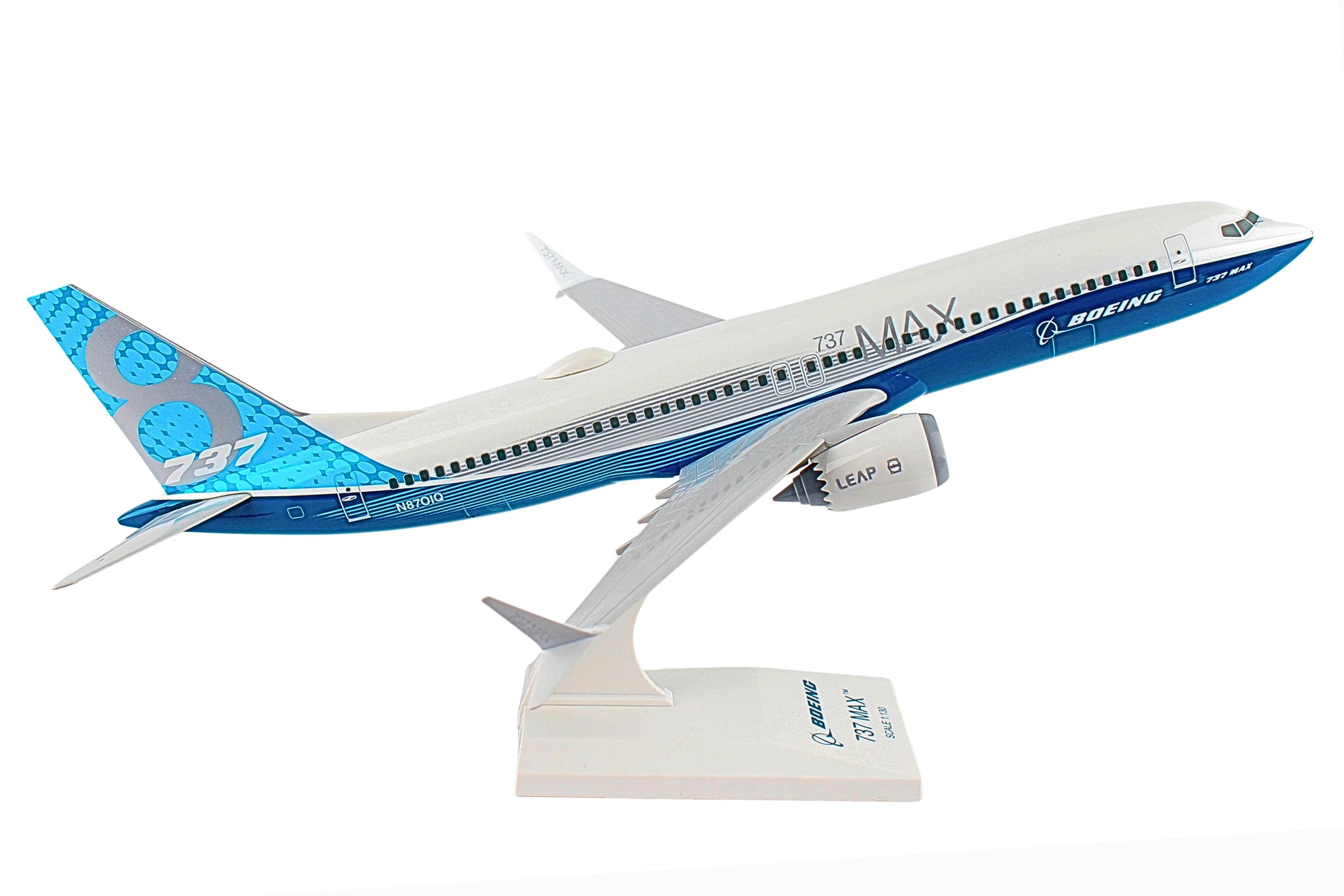 SKYMARKS BOEING HOUSE 737-MAX8 1/130 The Airplane Shop.