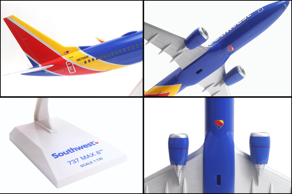 SKYMARKS SOUTHWEST 737-MAX8 1/130 The Airplane Shop.