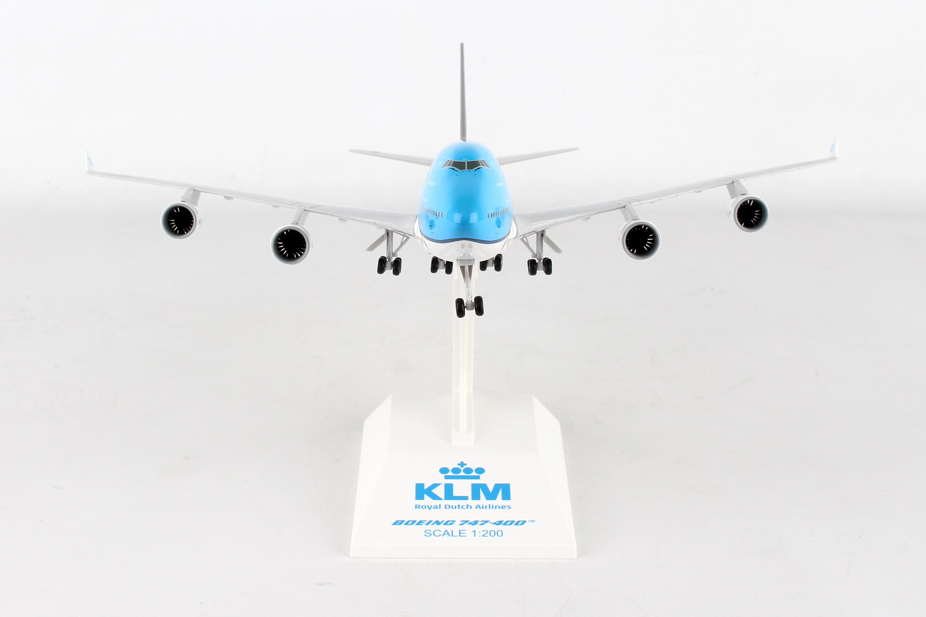 SKYMARKS KLM 747-400 1/200 W/GEAR NEW LIVERY