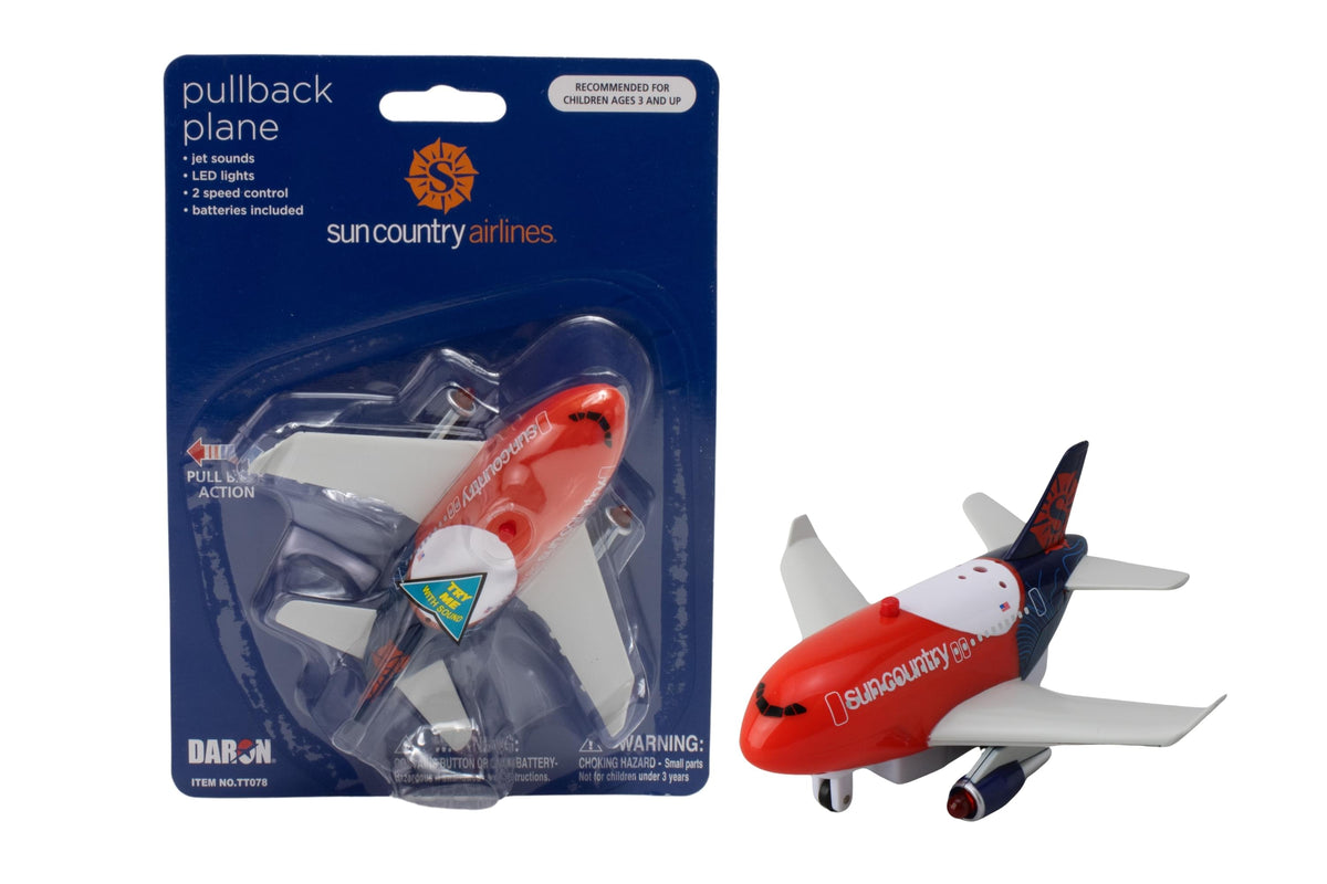 SUN COUNTRY PULLBACK W/LIGHTS & SOUND (**) The Airplane Shop.