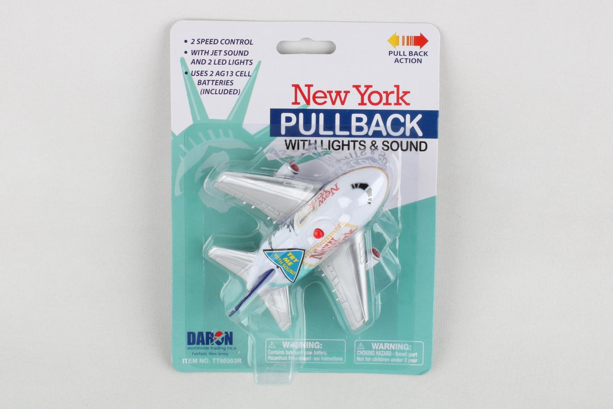 NEW YORK PULLBACK W/LIGHT & SOUND (**) The Airplane Shop.