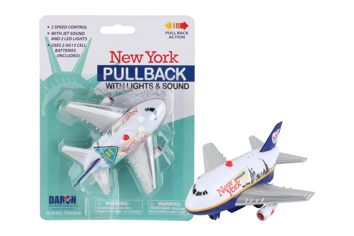 NEW YORK PULLBACK W/LIGHT & SOUND (**) The Airplane Shop.