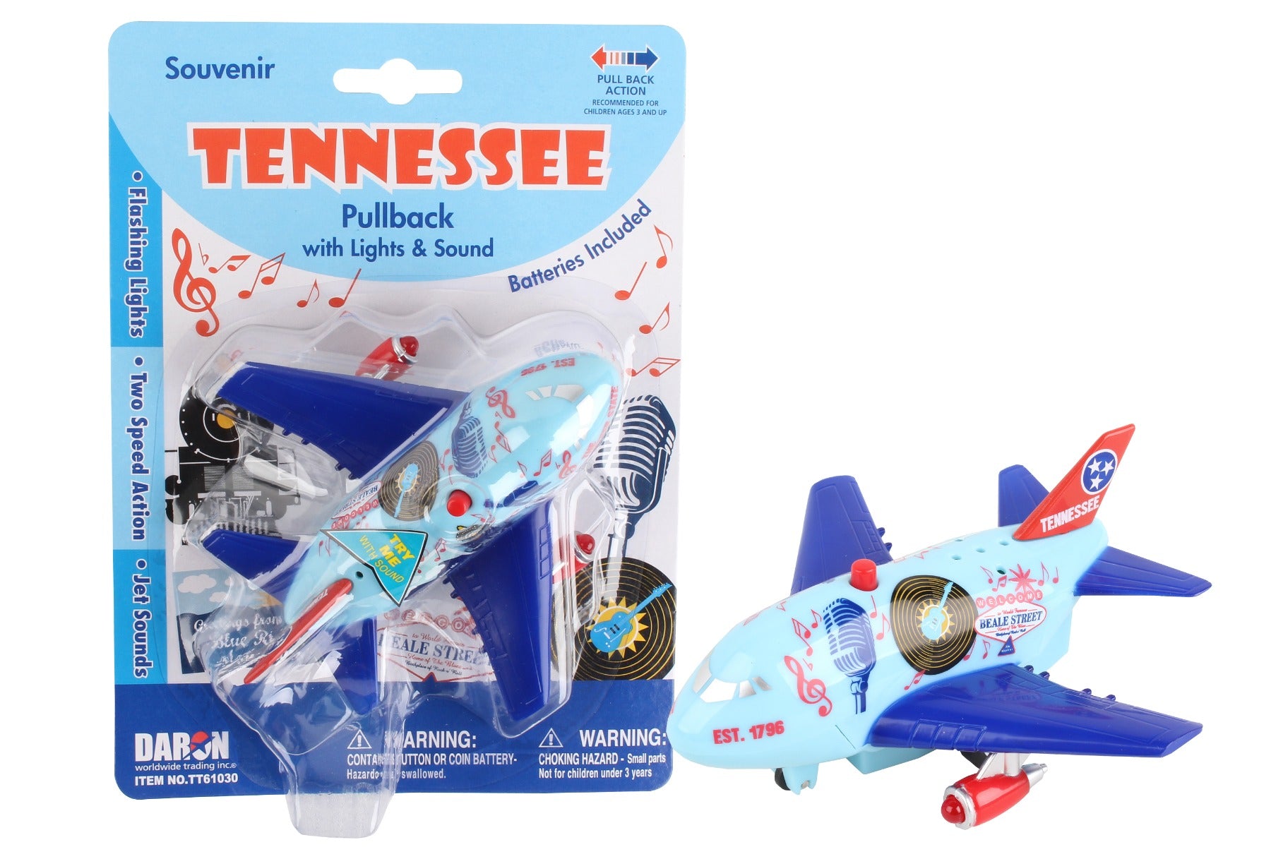 TENNESSEE PULLBACK W/LIGHT & SOUND