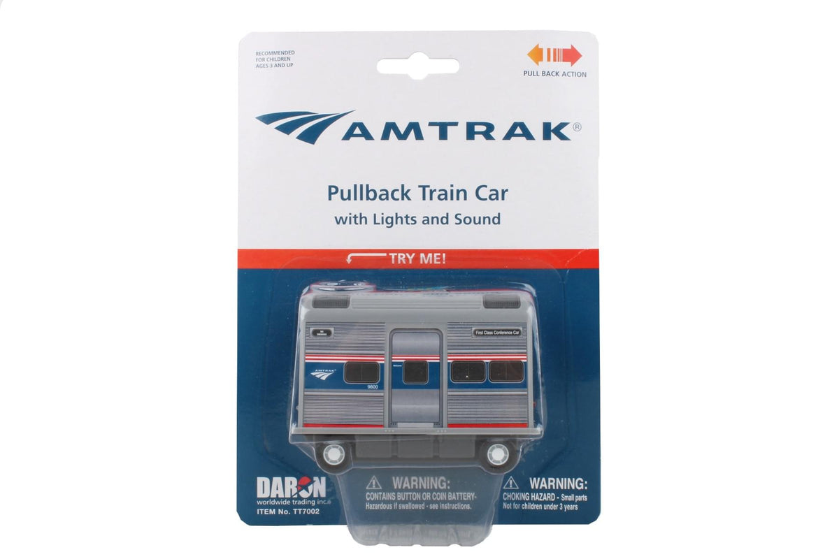 AMTRAK PULLBACK TRAIN CAR The Airplane Shop.