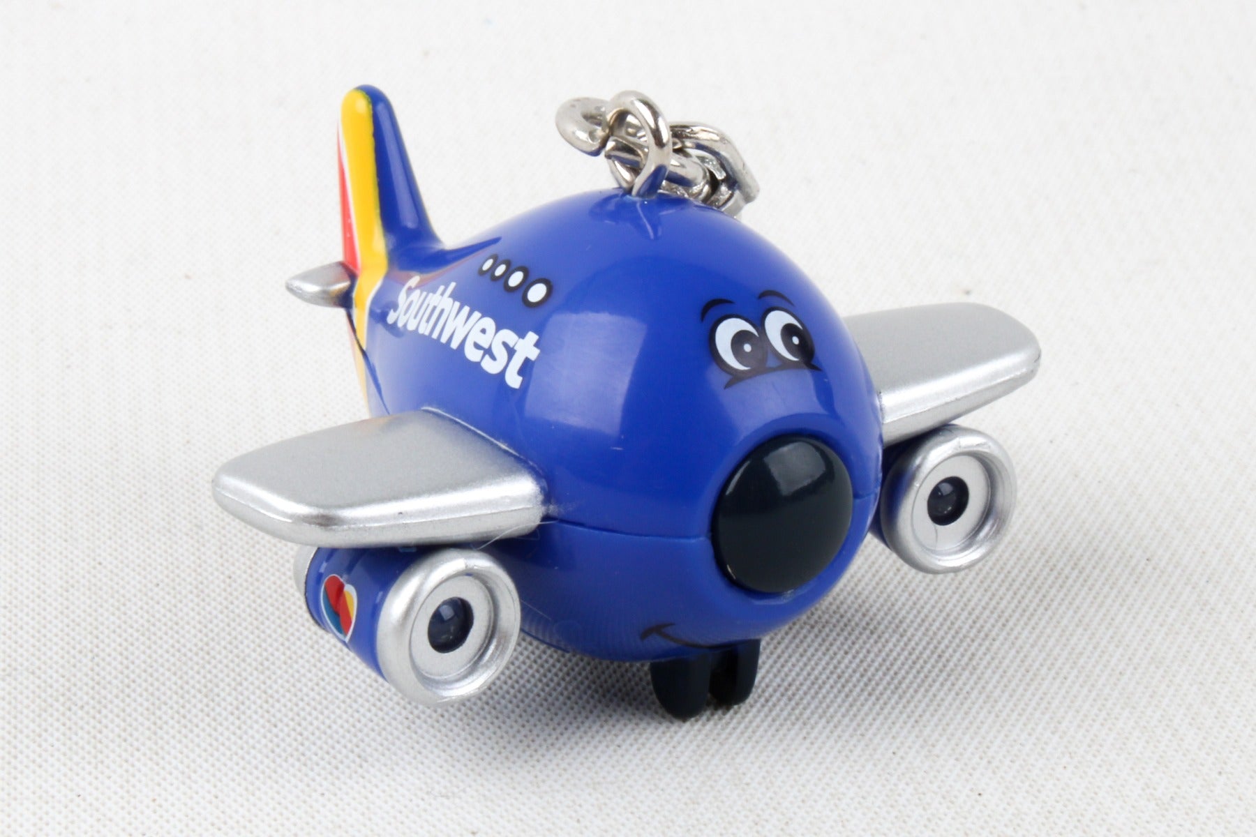 SOUTHWEST AIRPLANE KEYCHAIN W/LIGHT & SOUND