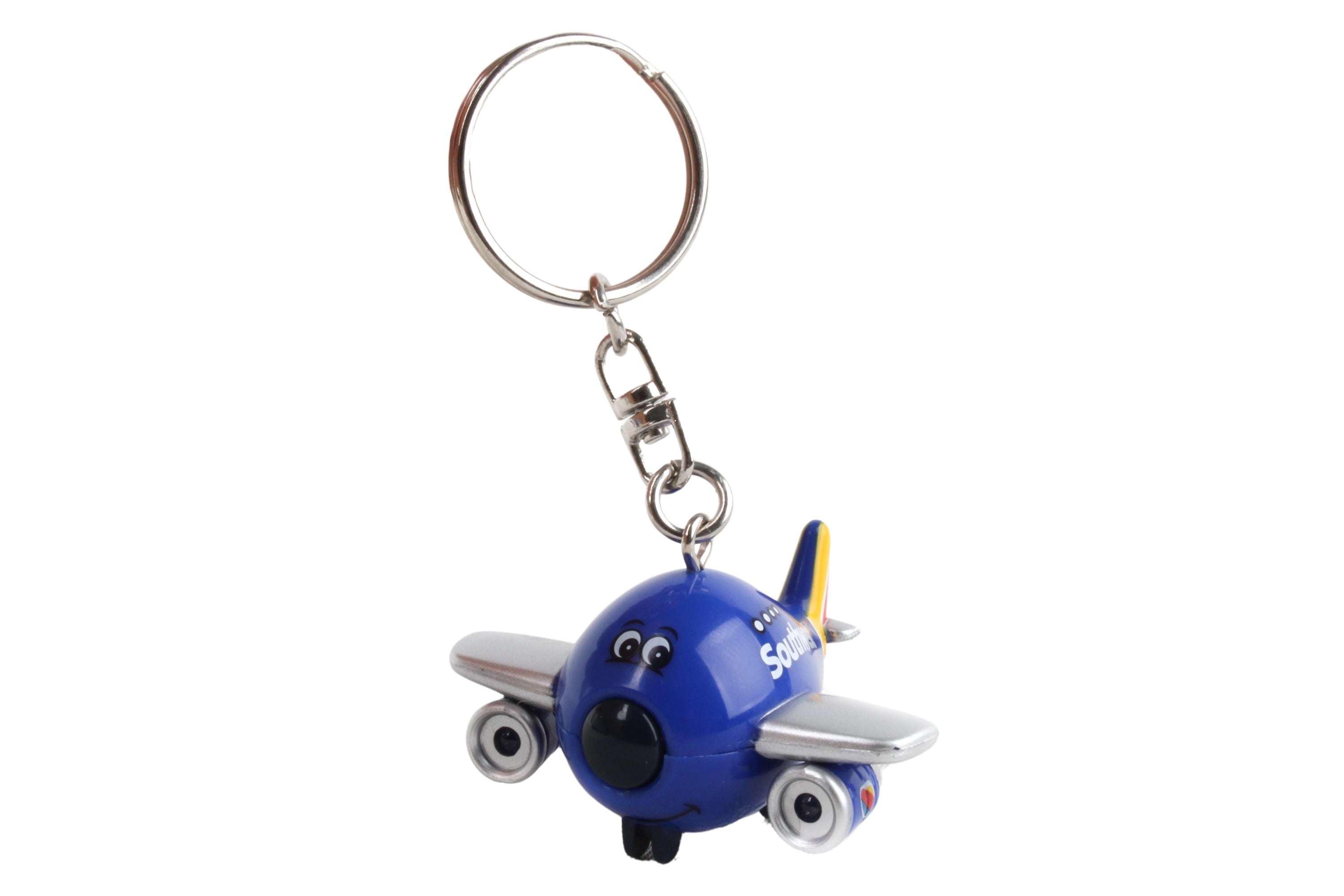SOUTHWEST AIRPLANE KEYCHAIN W/LIGHT & SOUND