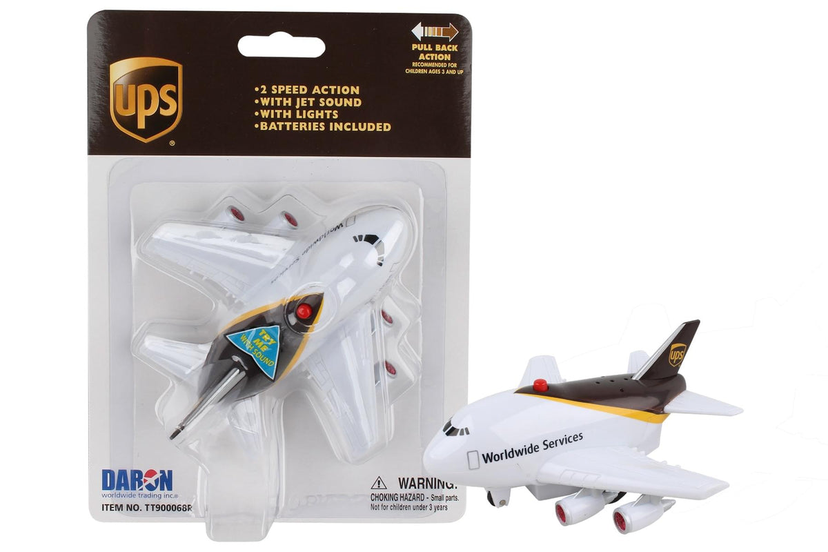 UPS PULLBACK W/LIGHT & SOUND (**) The Airplane Shop.